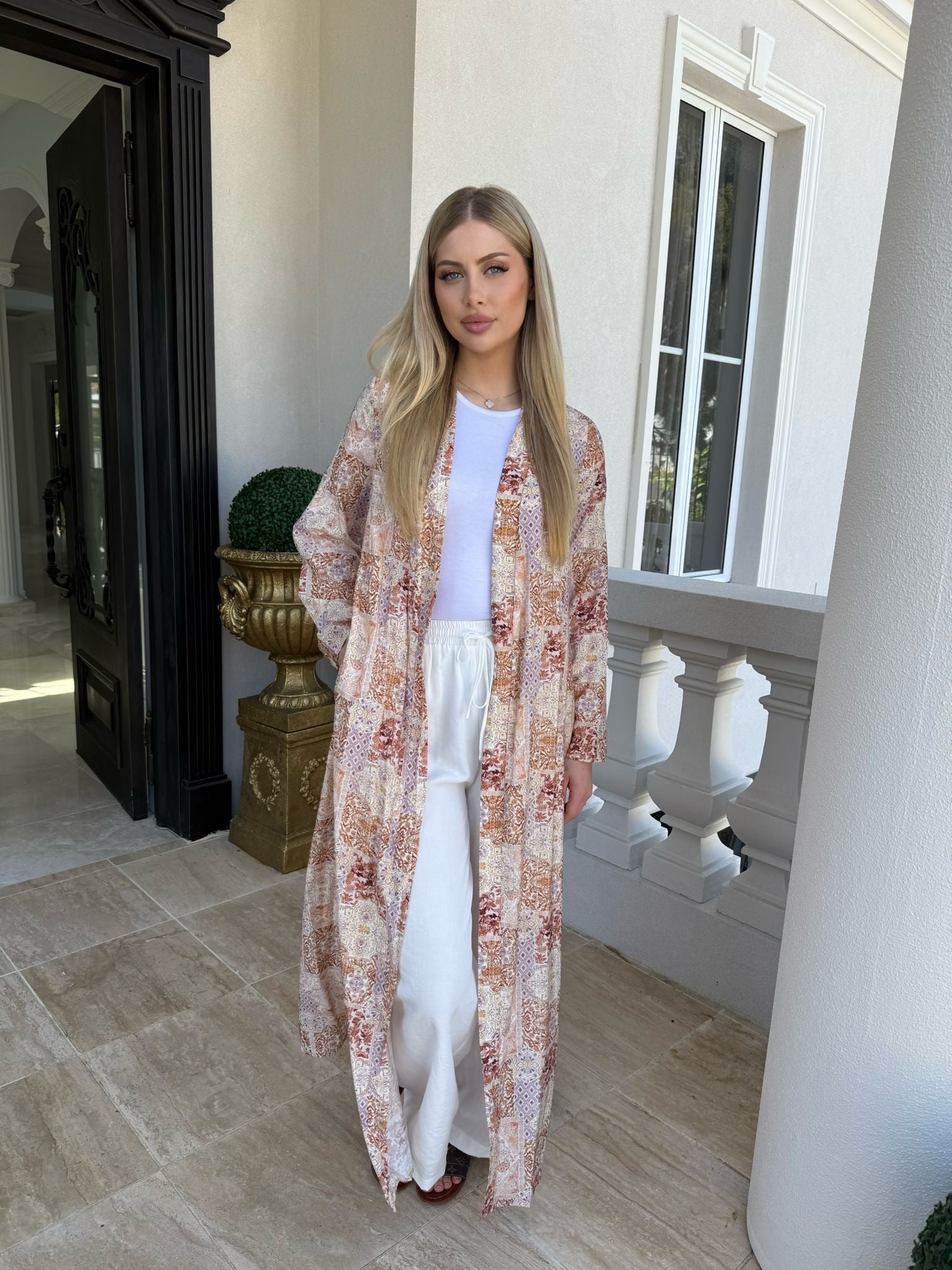 Sunset Open Abaya