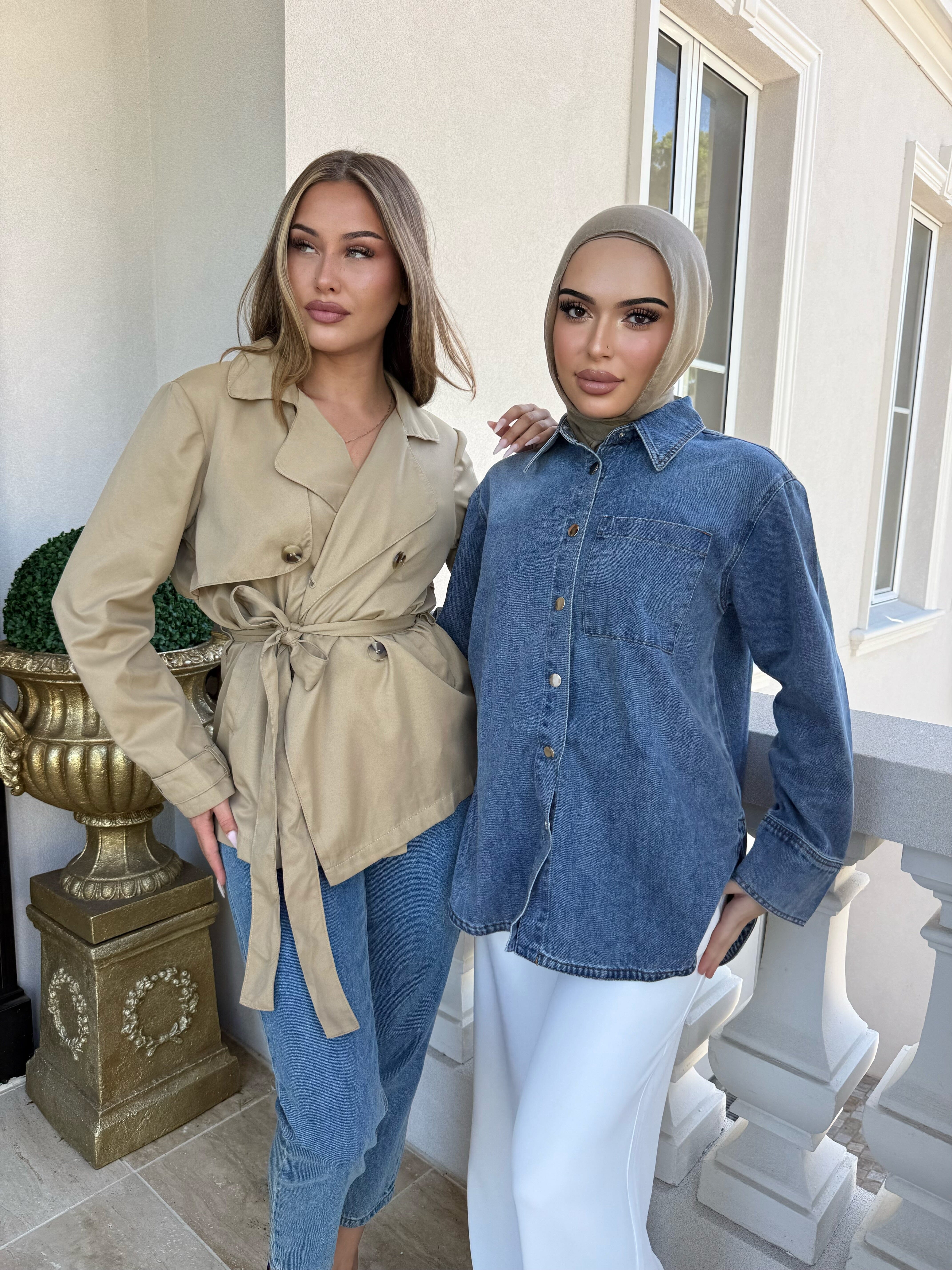 Short Trench Jacket