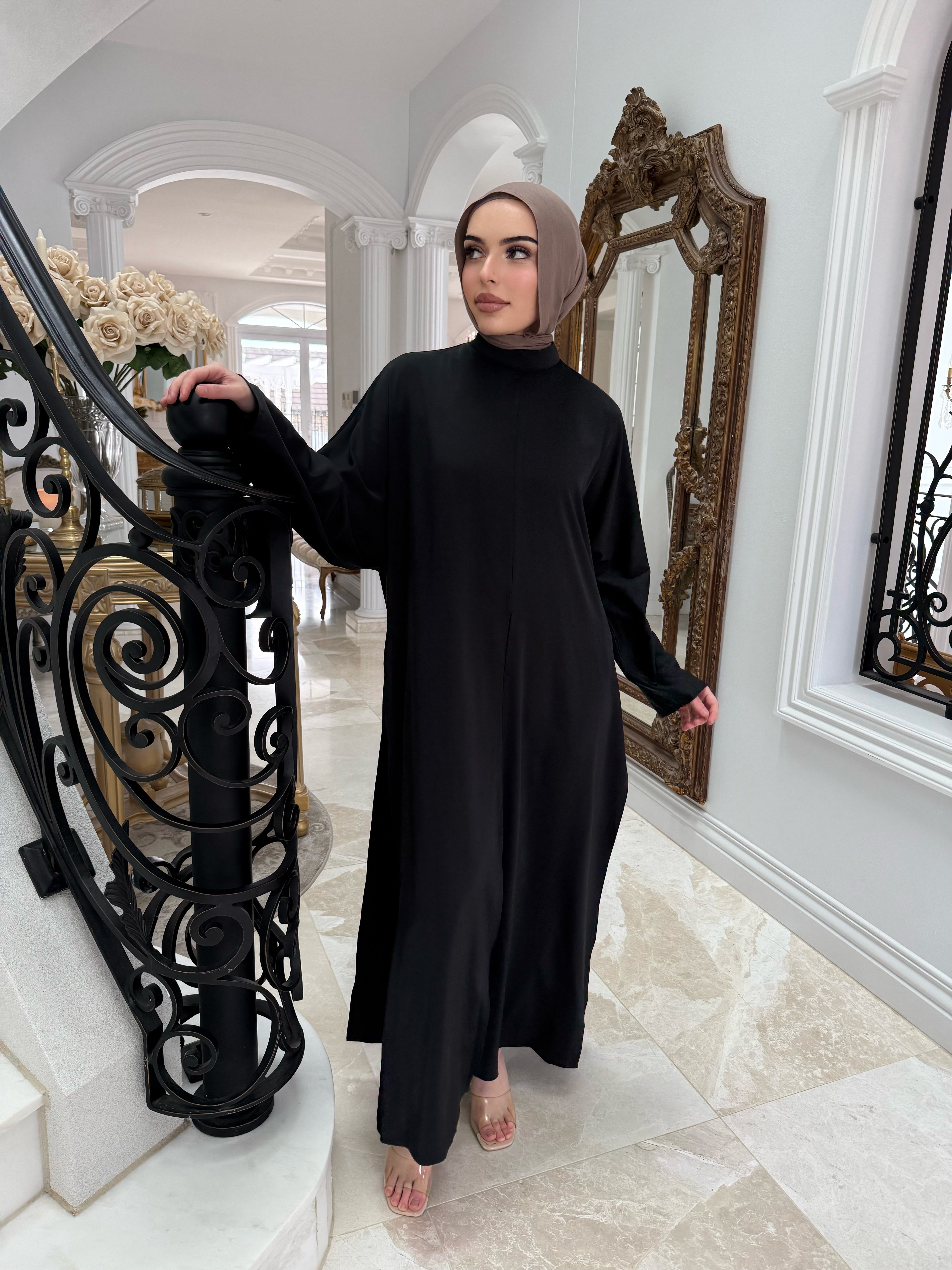 Split Abaya Set