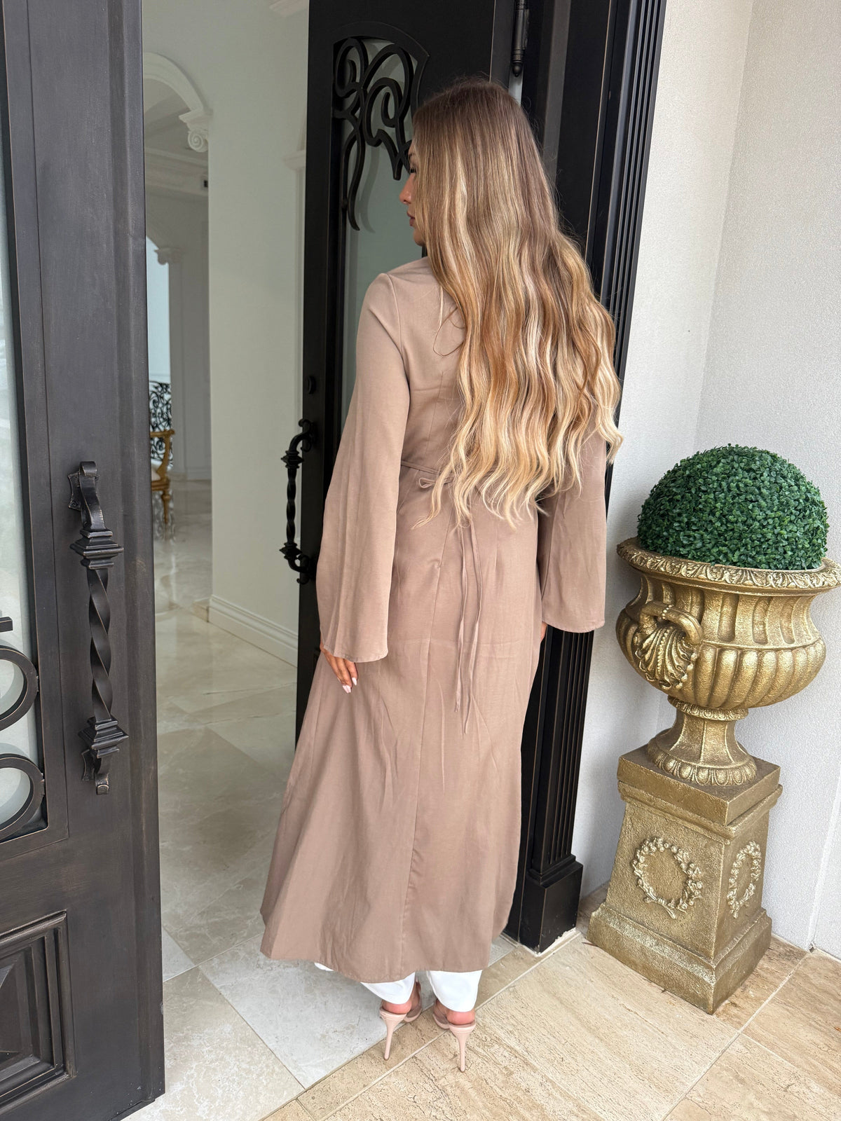 Gathered Split Tunic