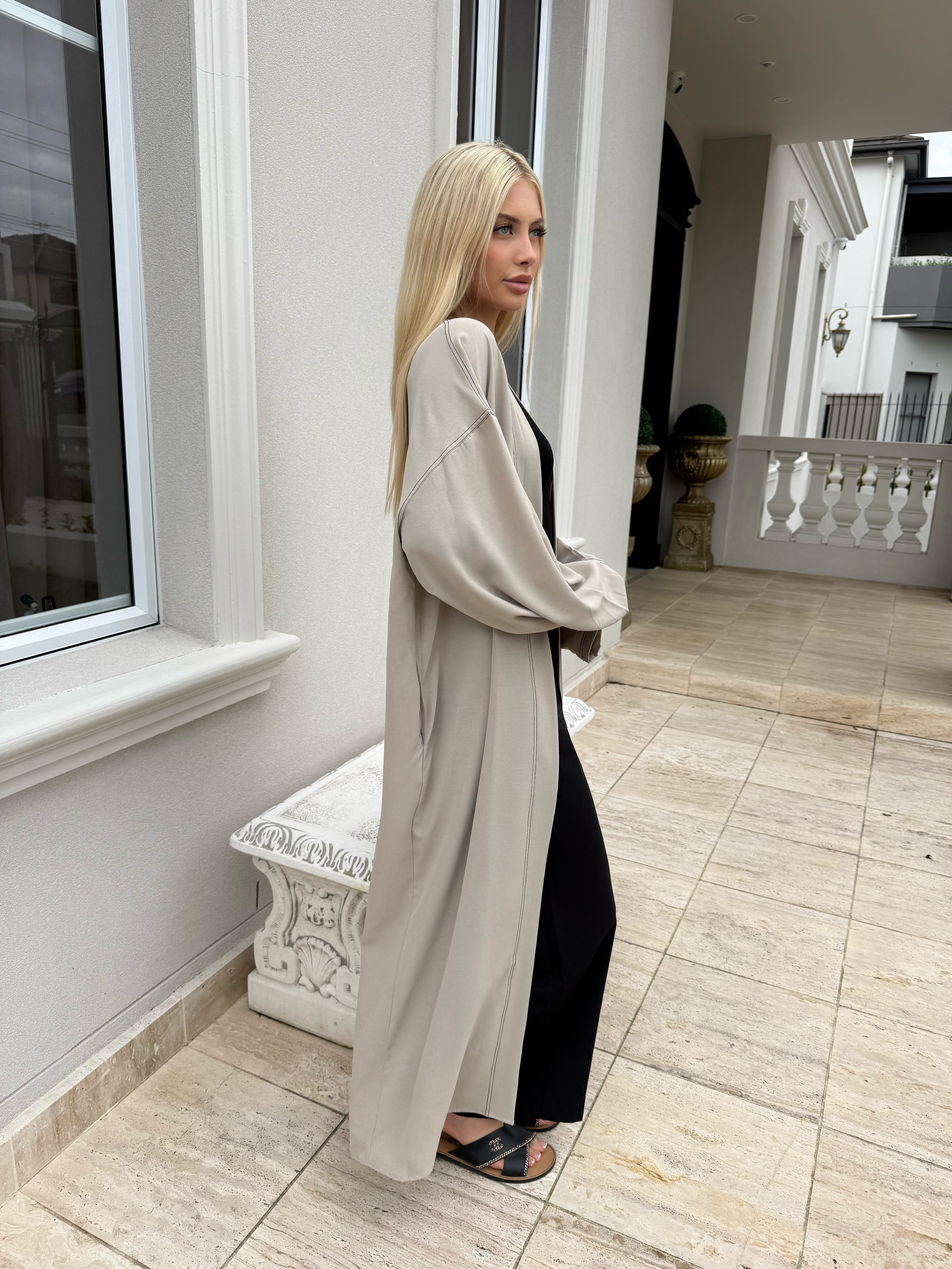 Trimmed Abaya