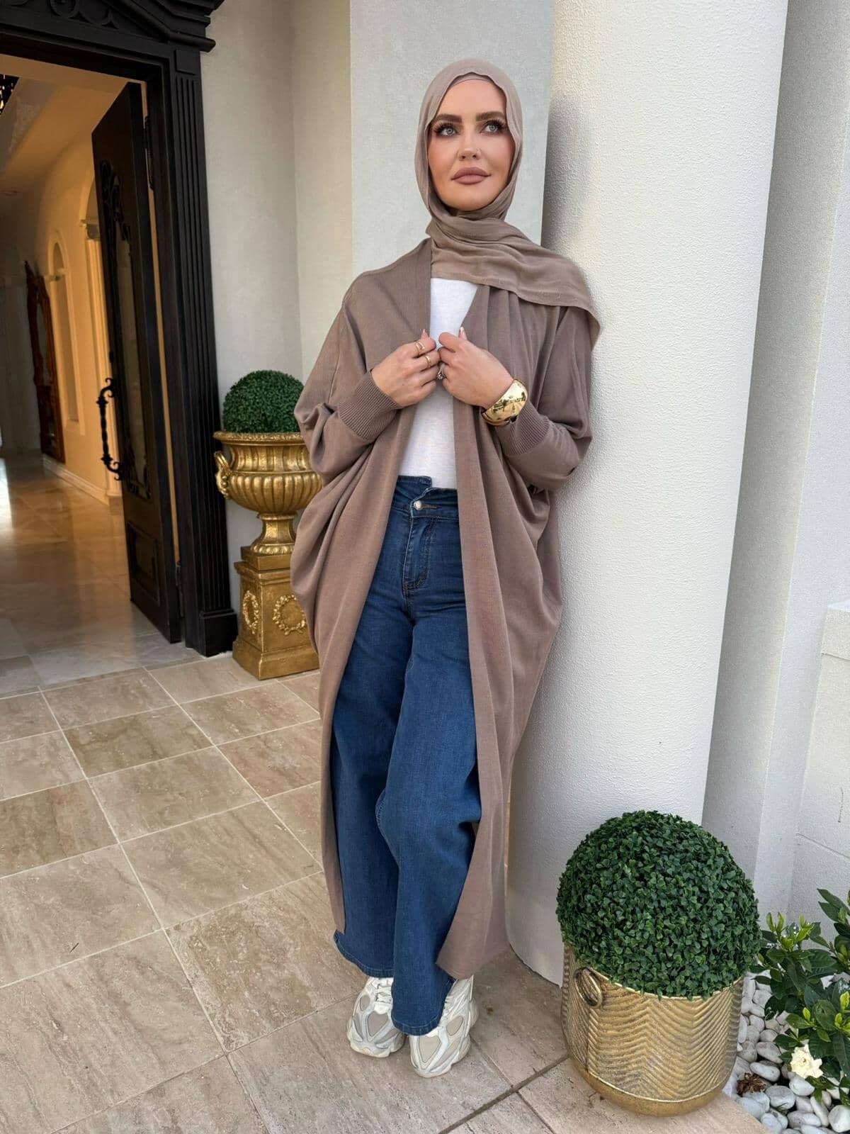 Knit Abaya Kimono