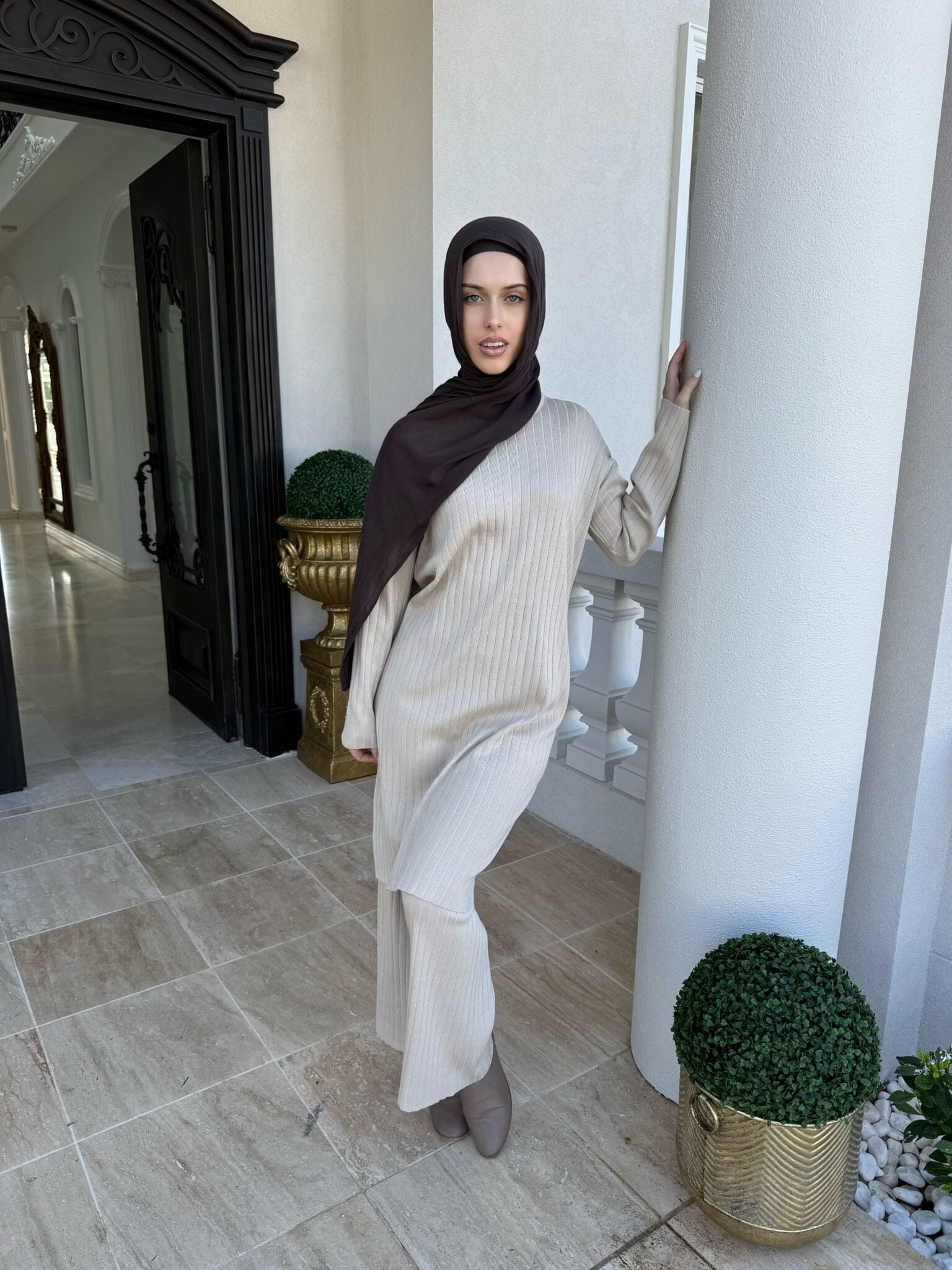 Long Knit Set