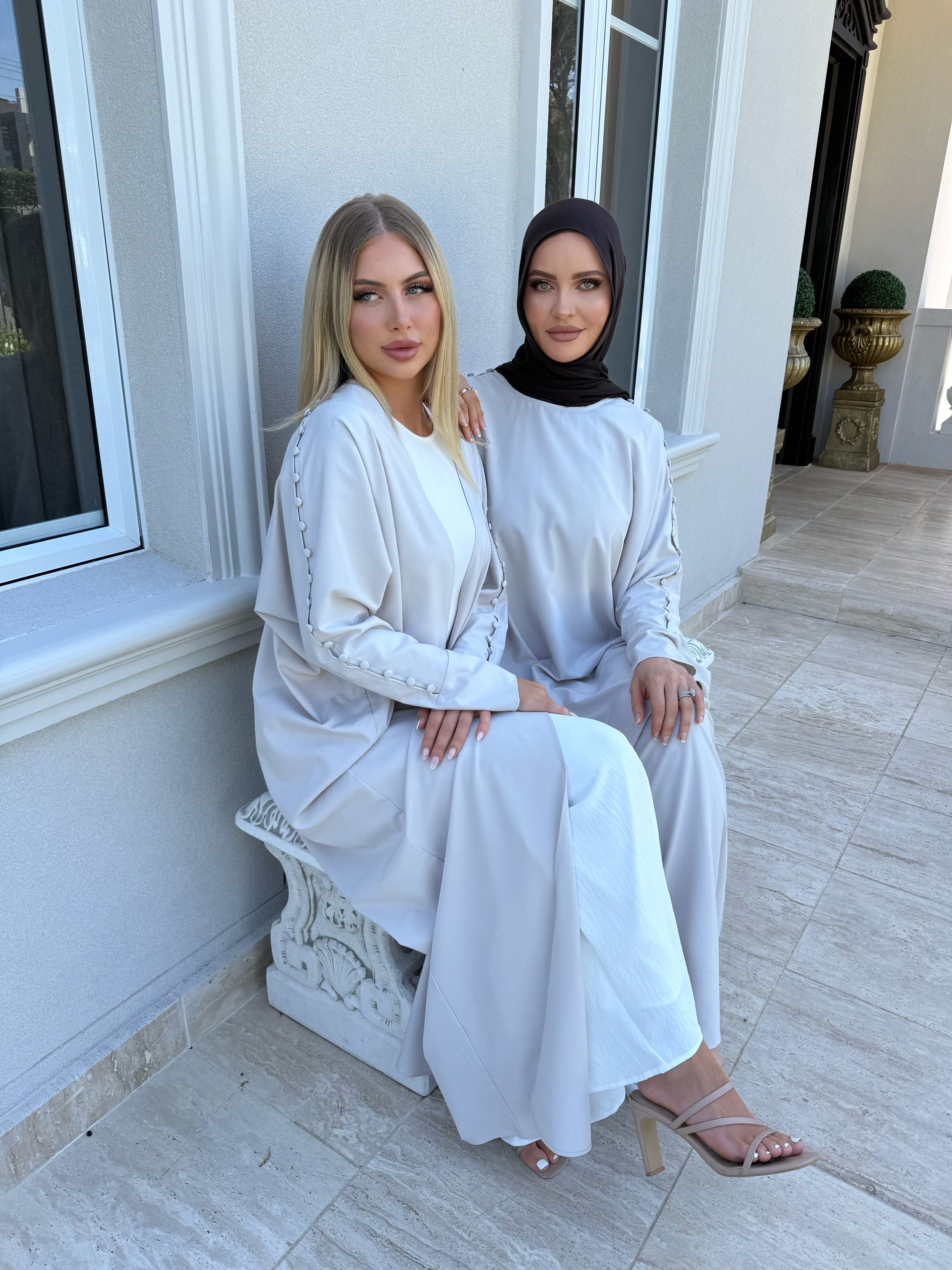 Button Abaya Kaftan