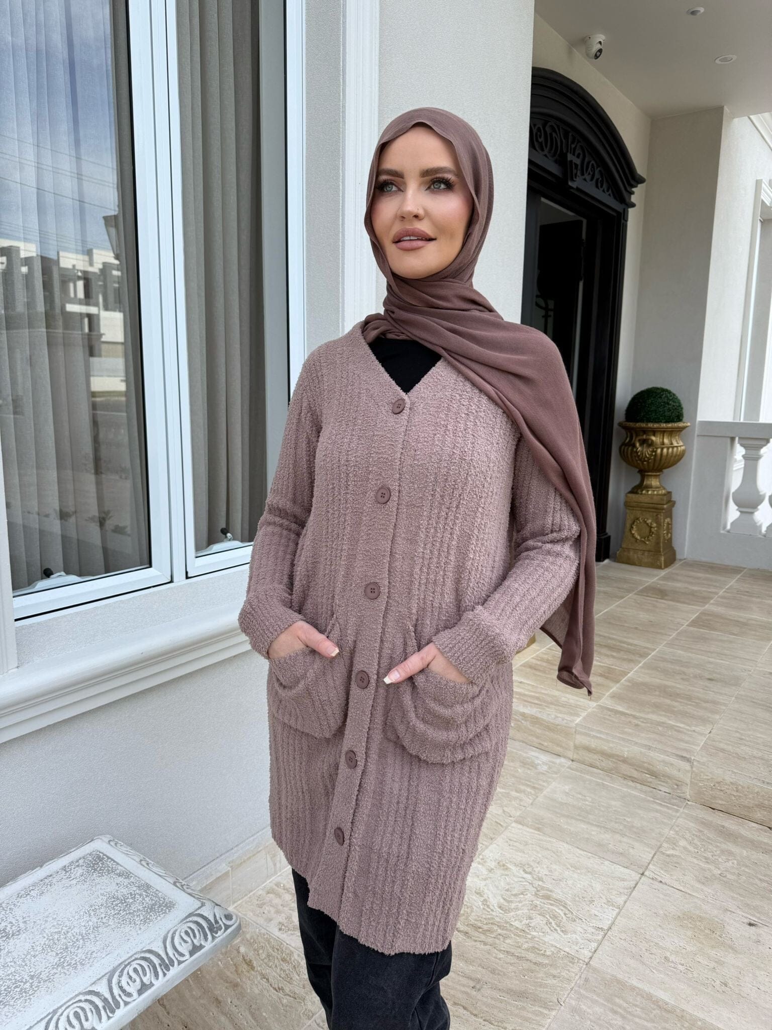 Blush Midi Cardigan