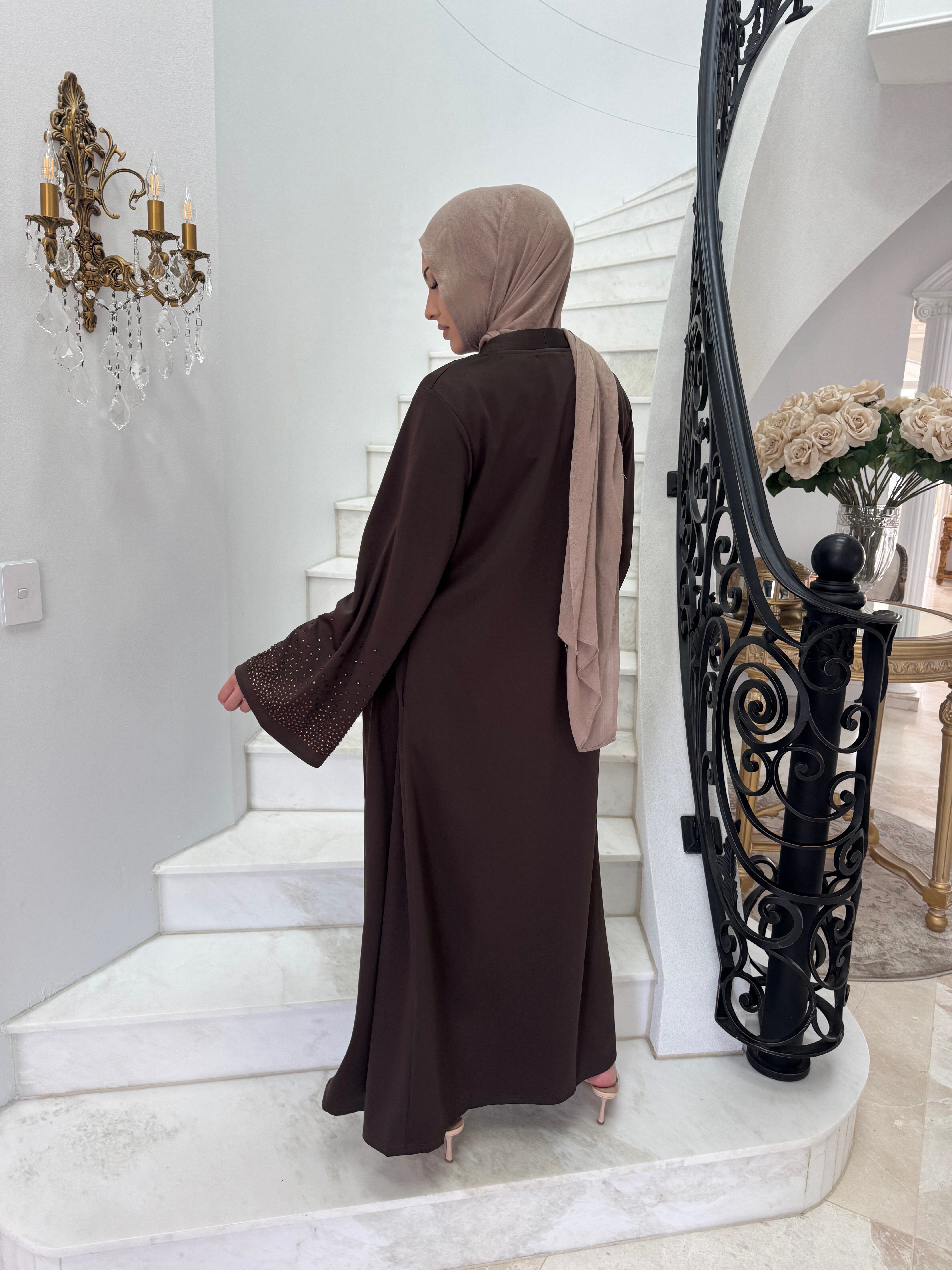 Beaded Abaya Set