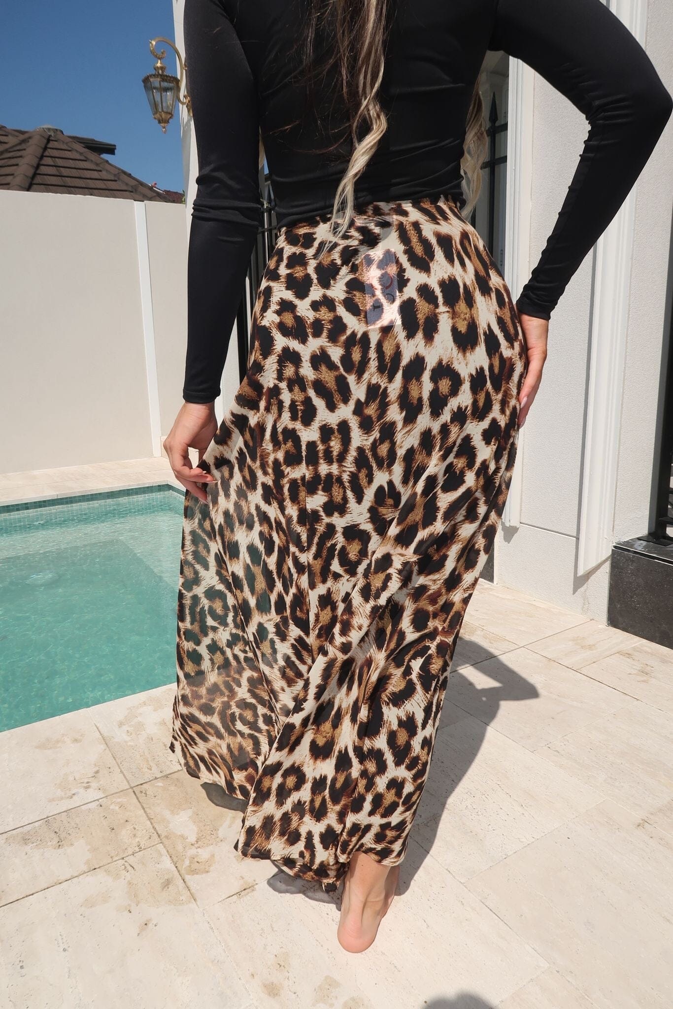 Leopard Swim Sarong
