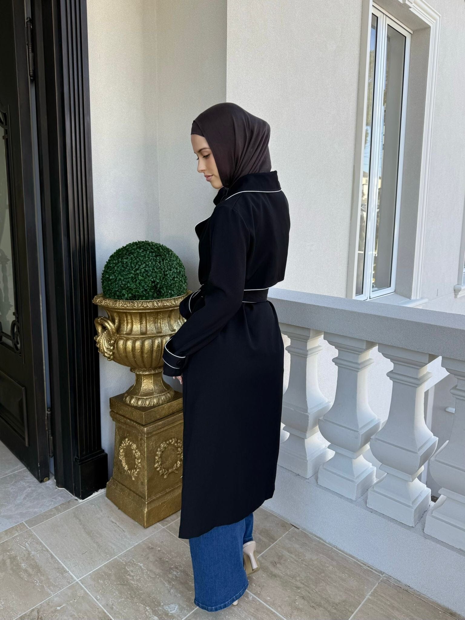 Constrast Coat