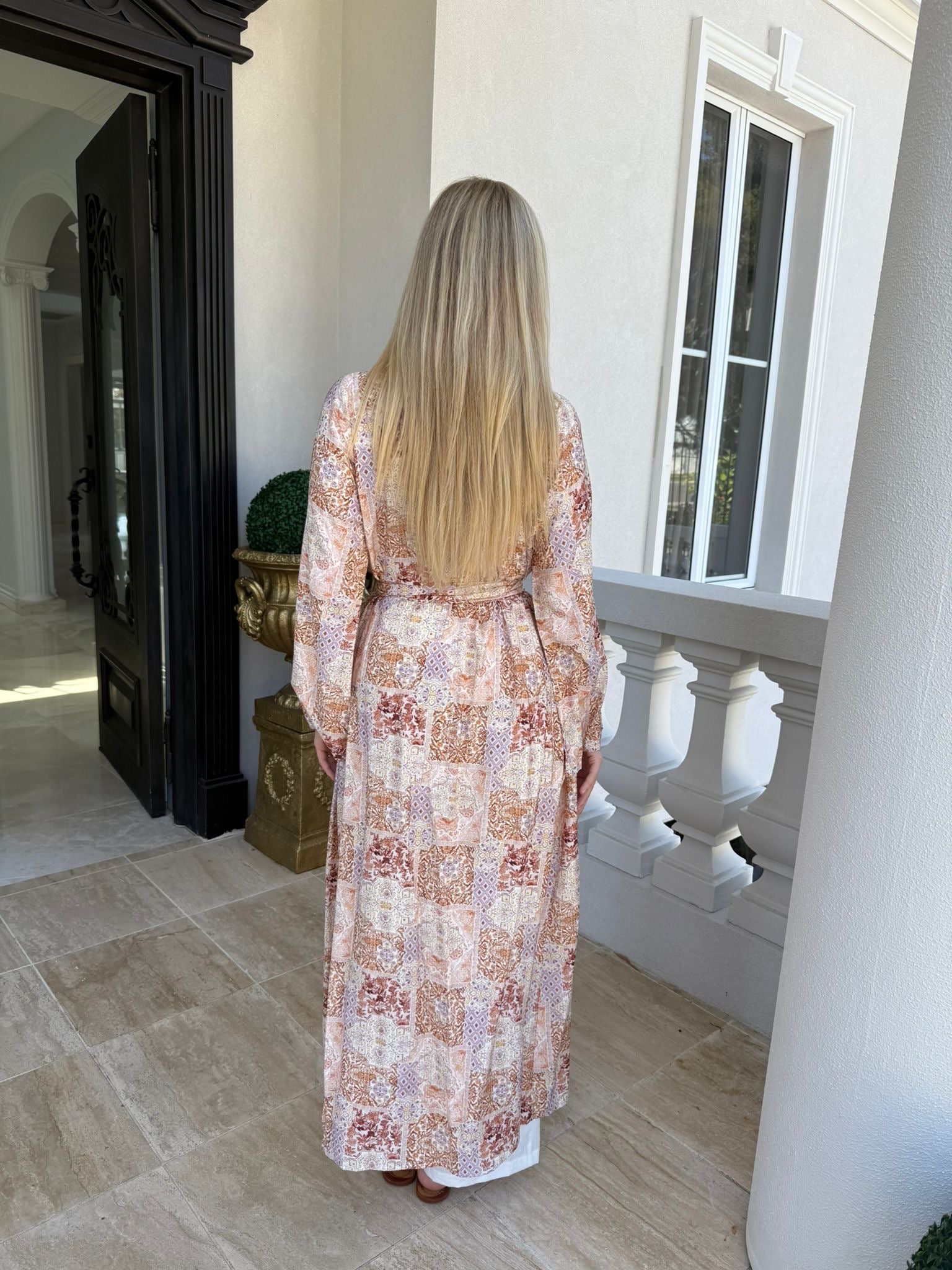 Sunset Open Abaya