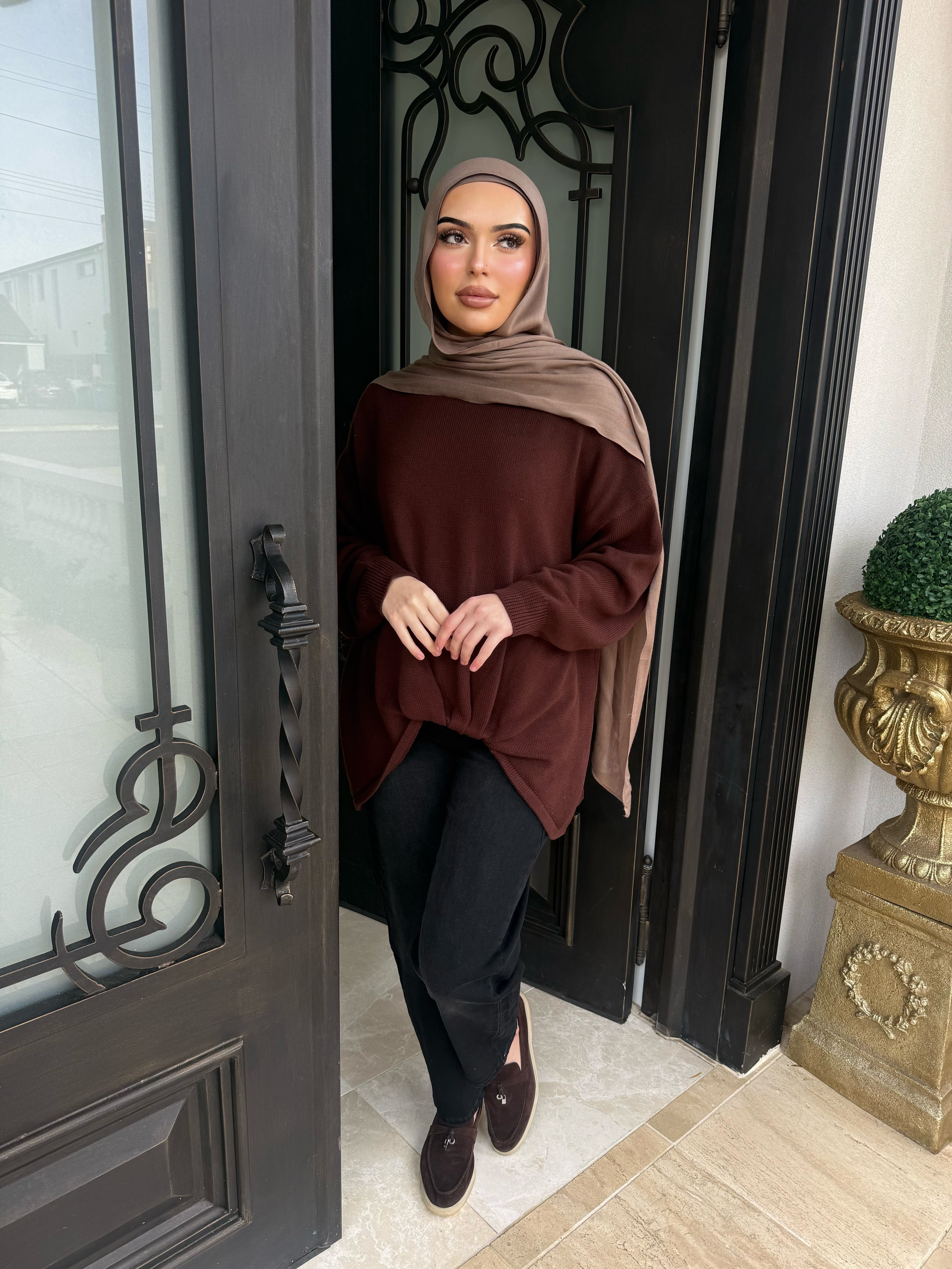 Tucked Knit Jumper