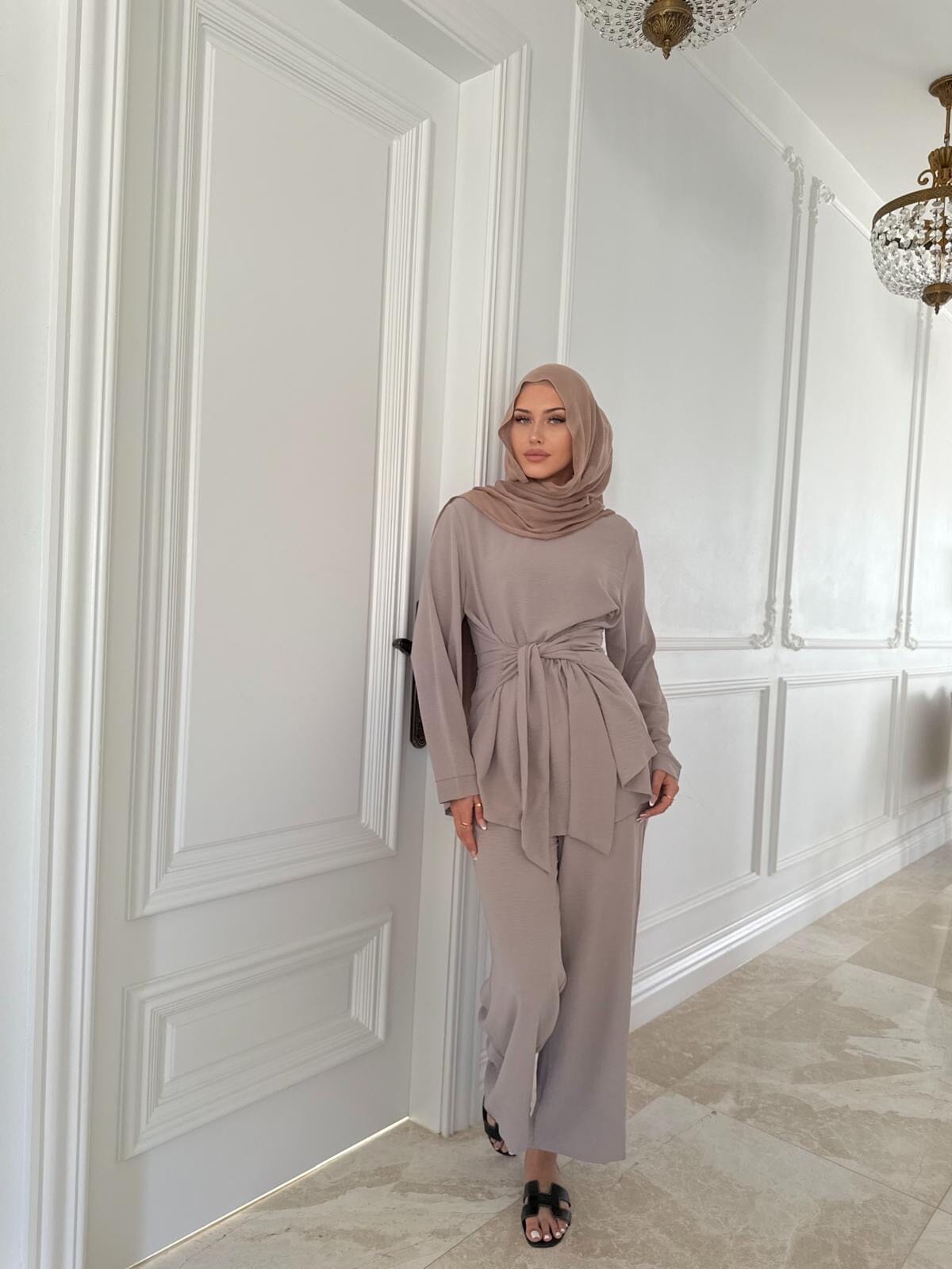 Bow Chiffon Set