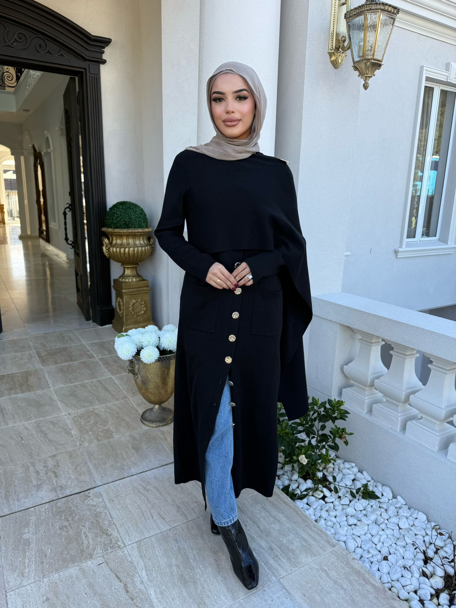 Shawl Knit Cardigan
