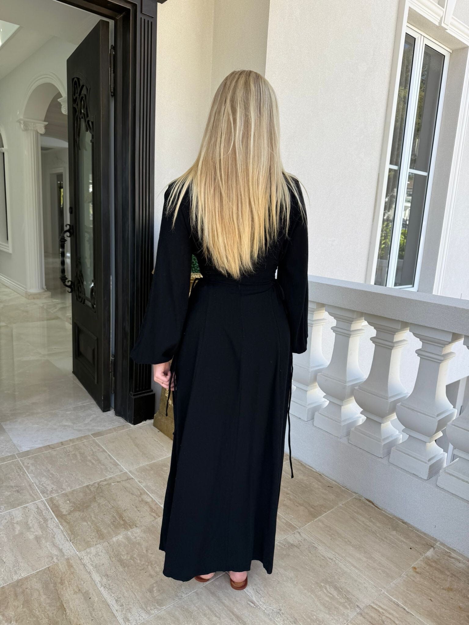Side Linen Dress