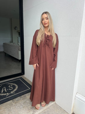 Bow Kaftan Abaya