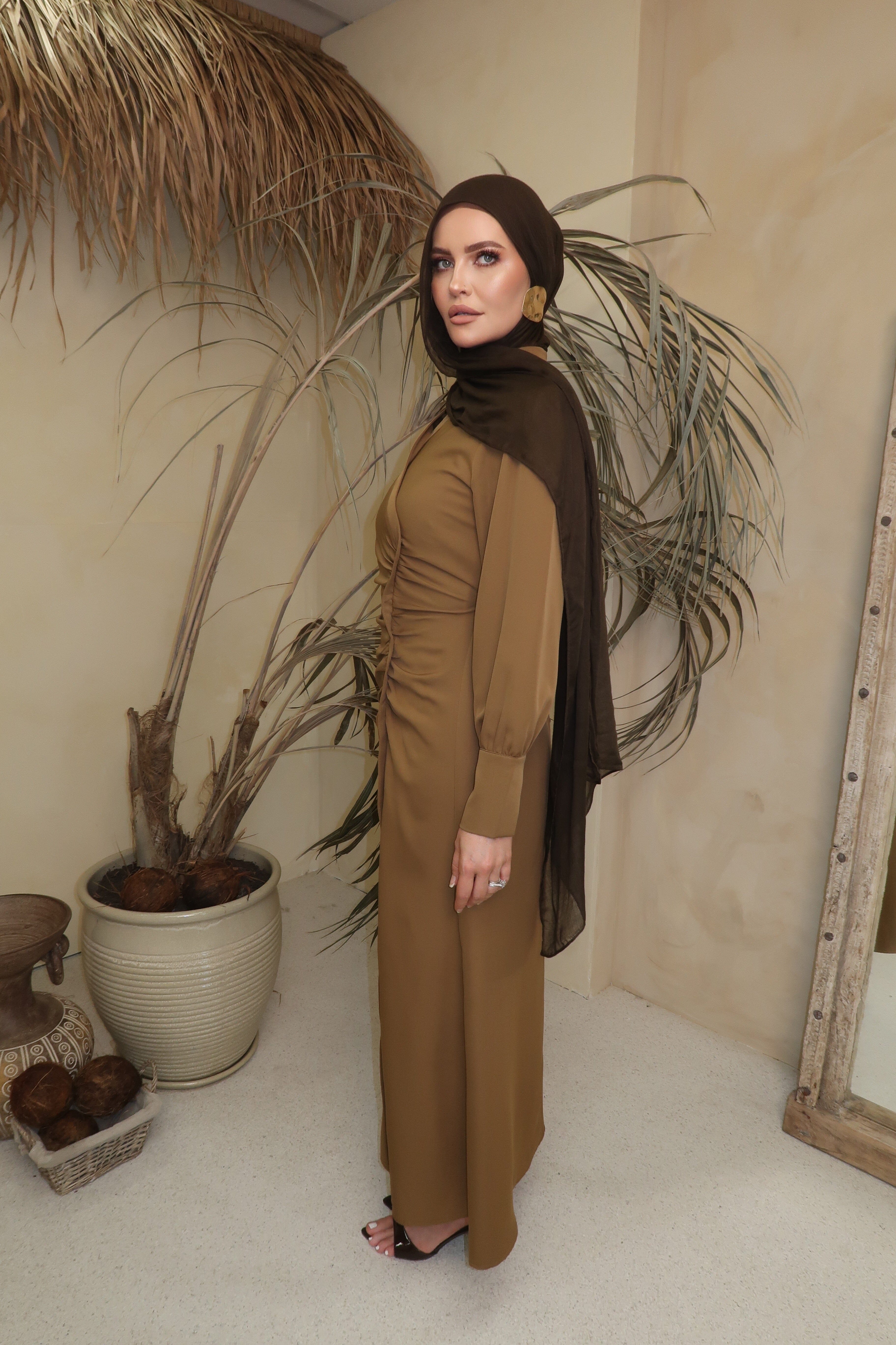 Layali Gathered Dress