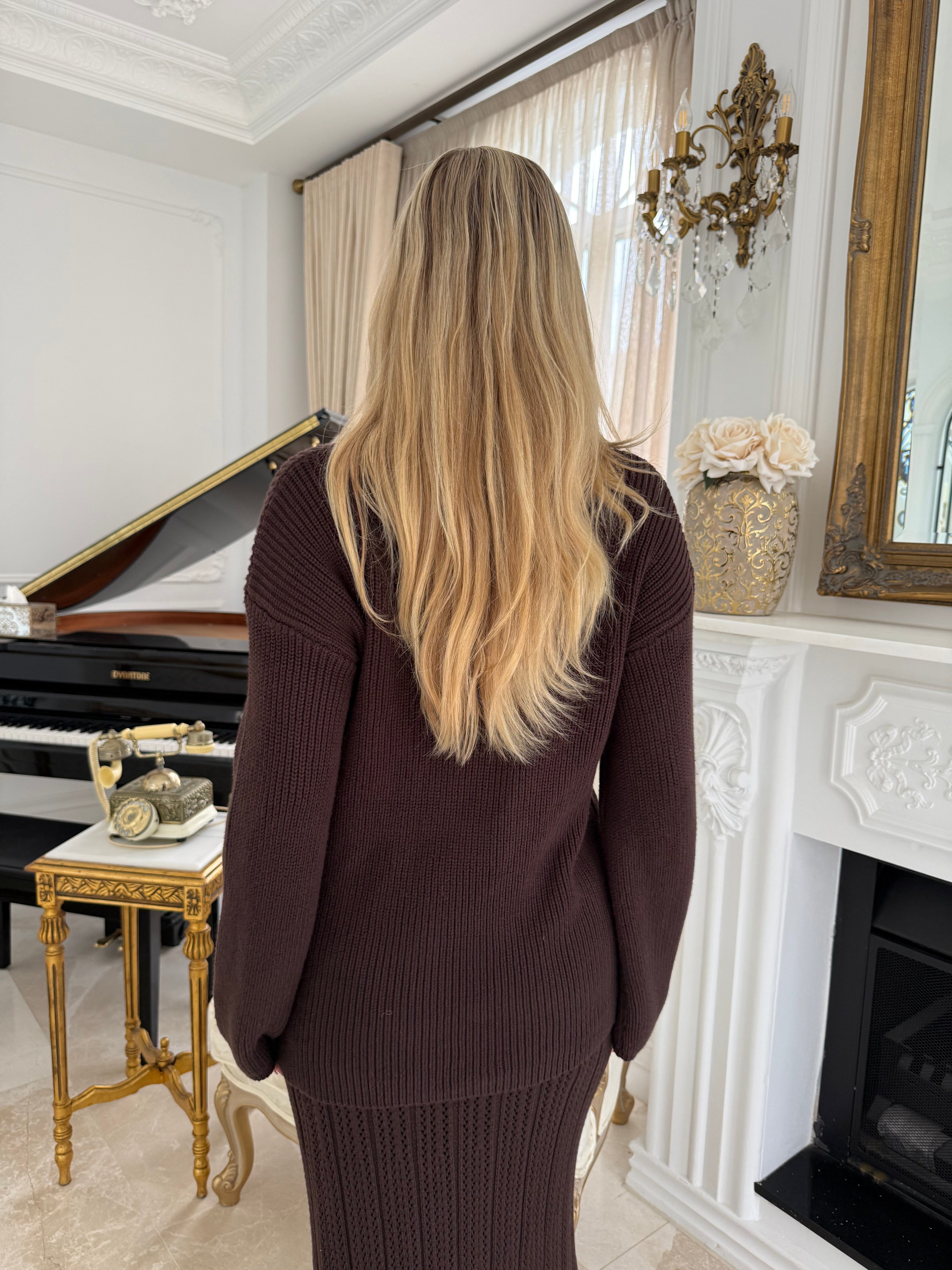 Braided Knitted Set