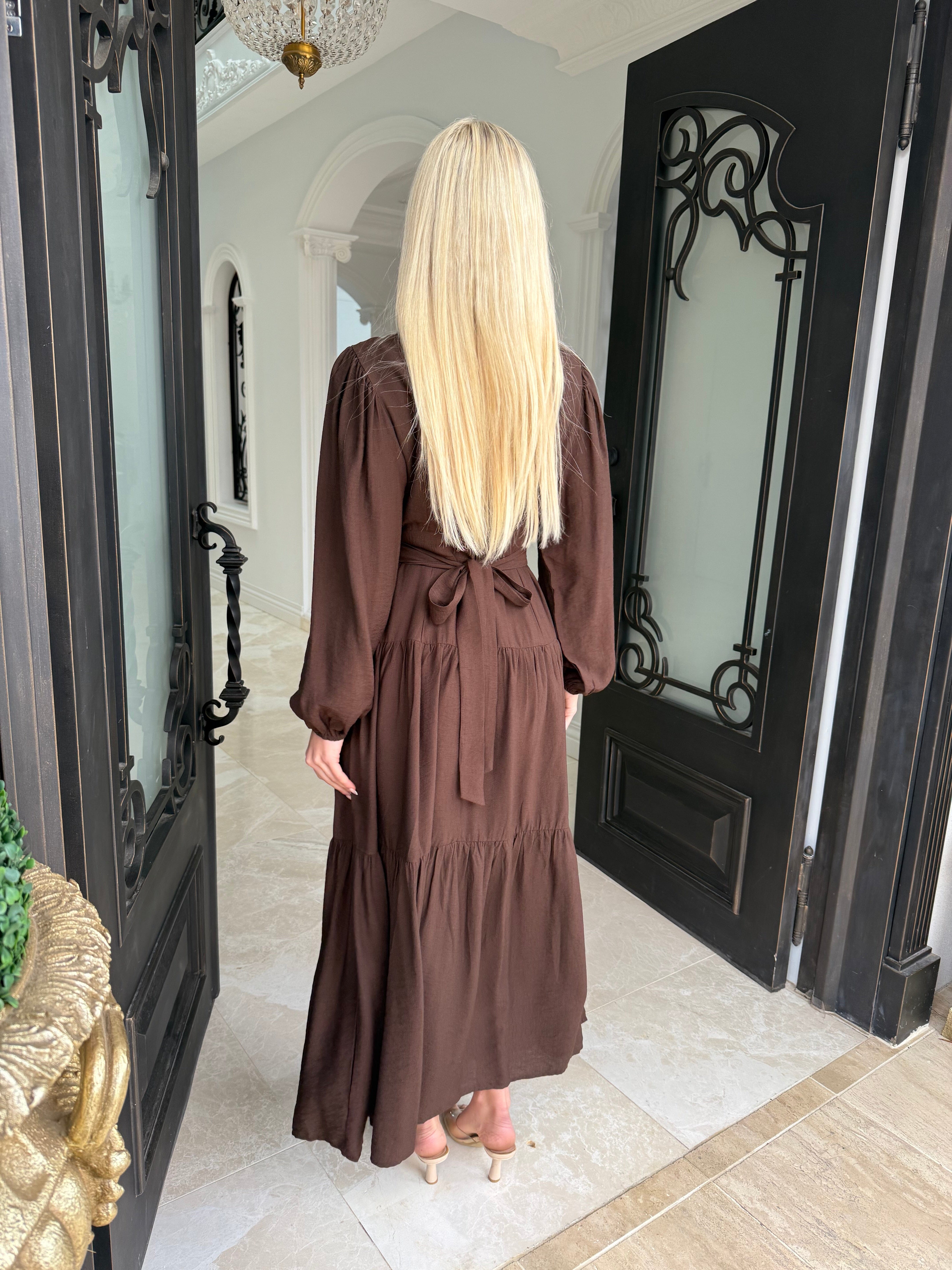 Button Flowy Dress