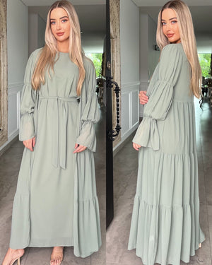 Chiffon Abaya Set