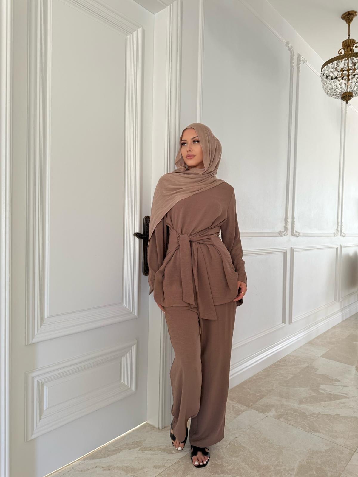 Bow Chiffon Set