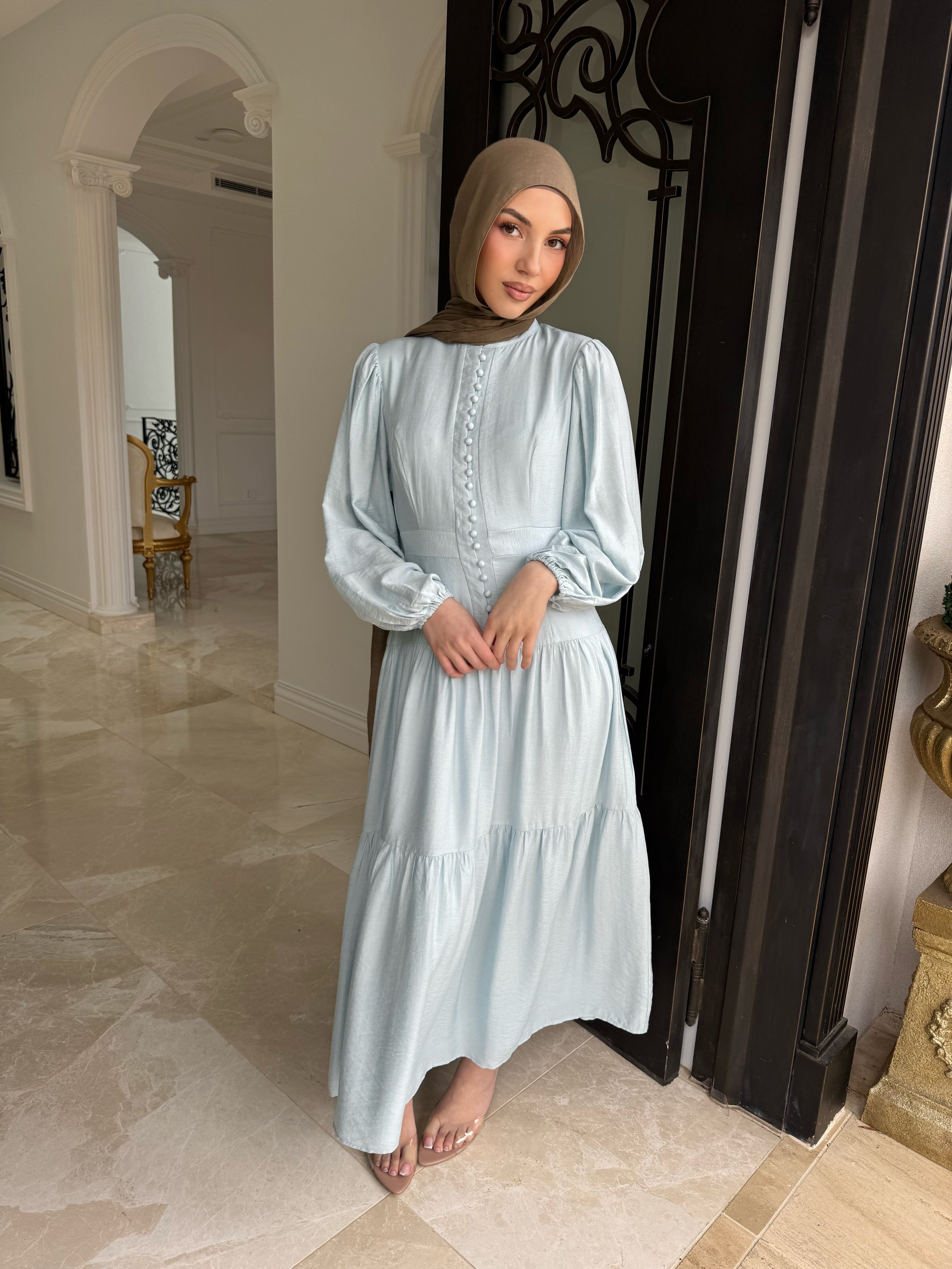 Button Flowy Dress