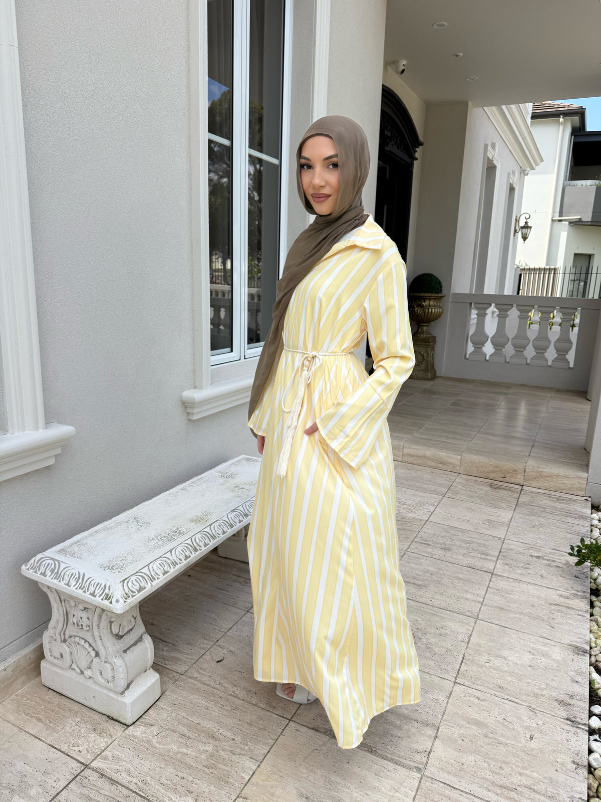 Stripe Maxi Dress