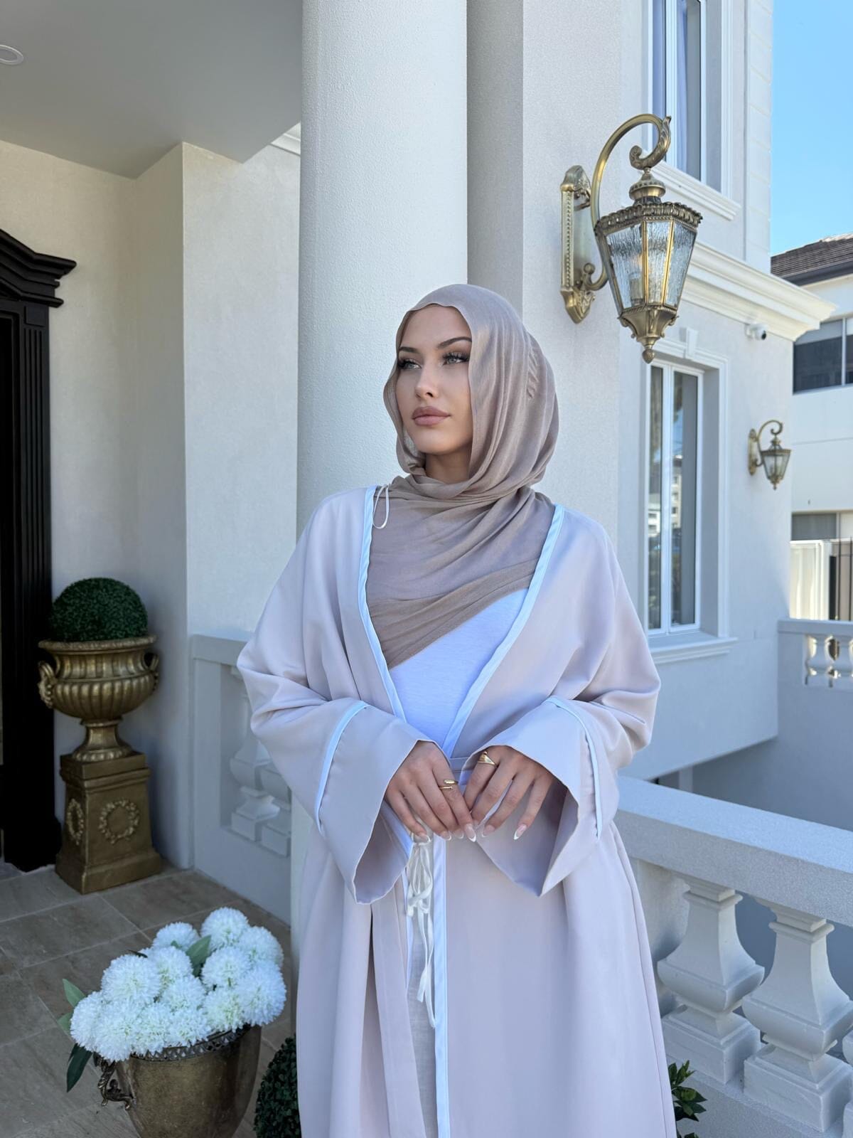 Trimmed Abaya