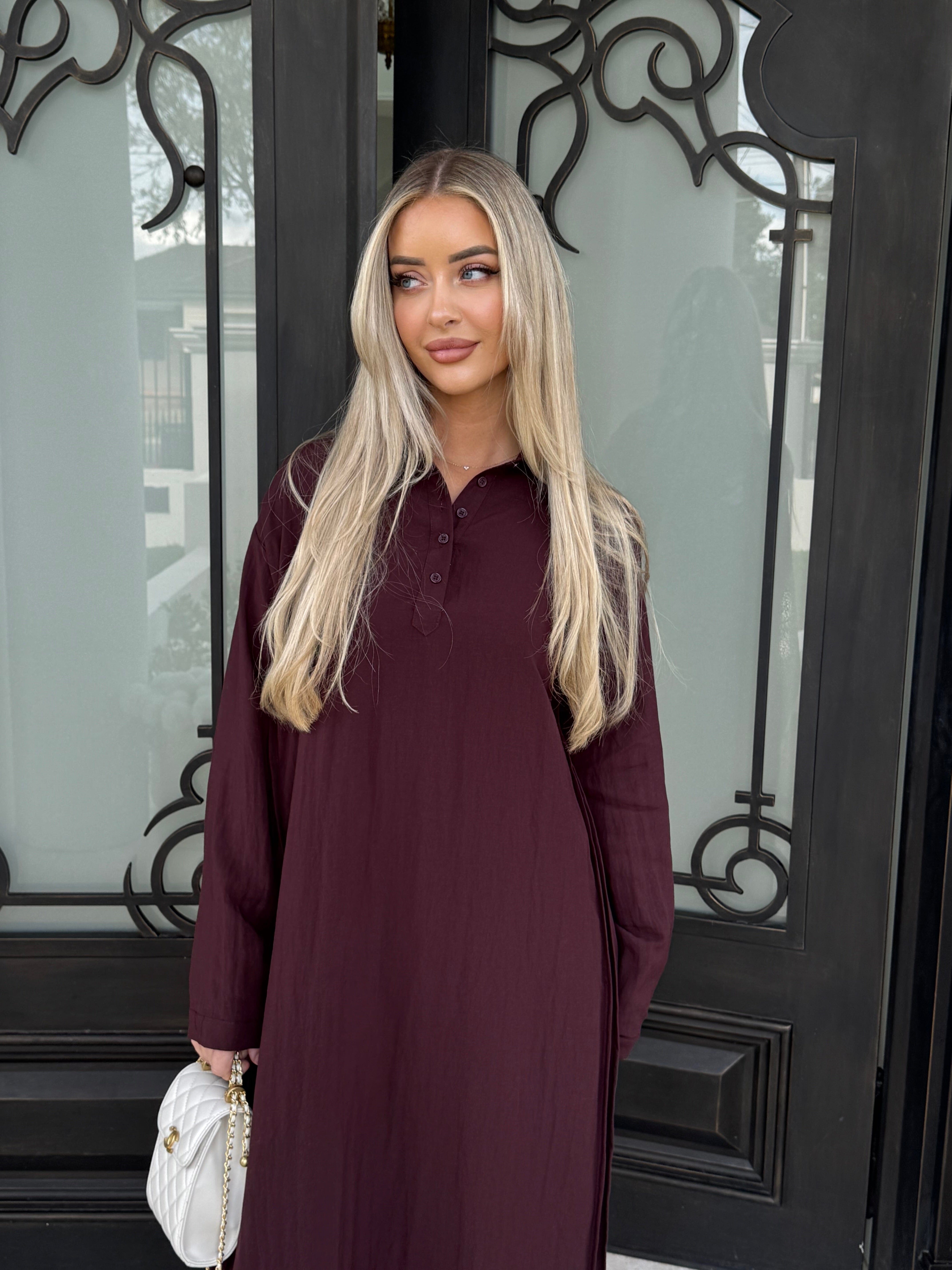 Linen Abaya