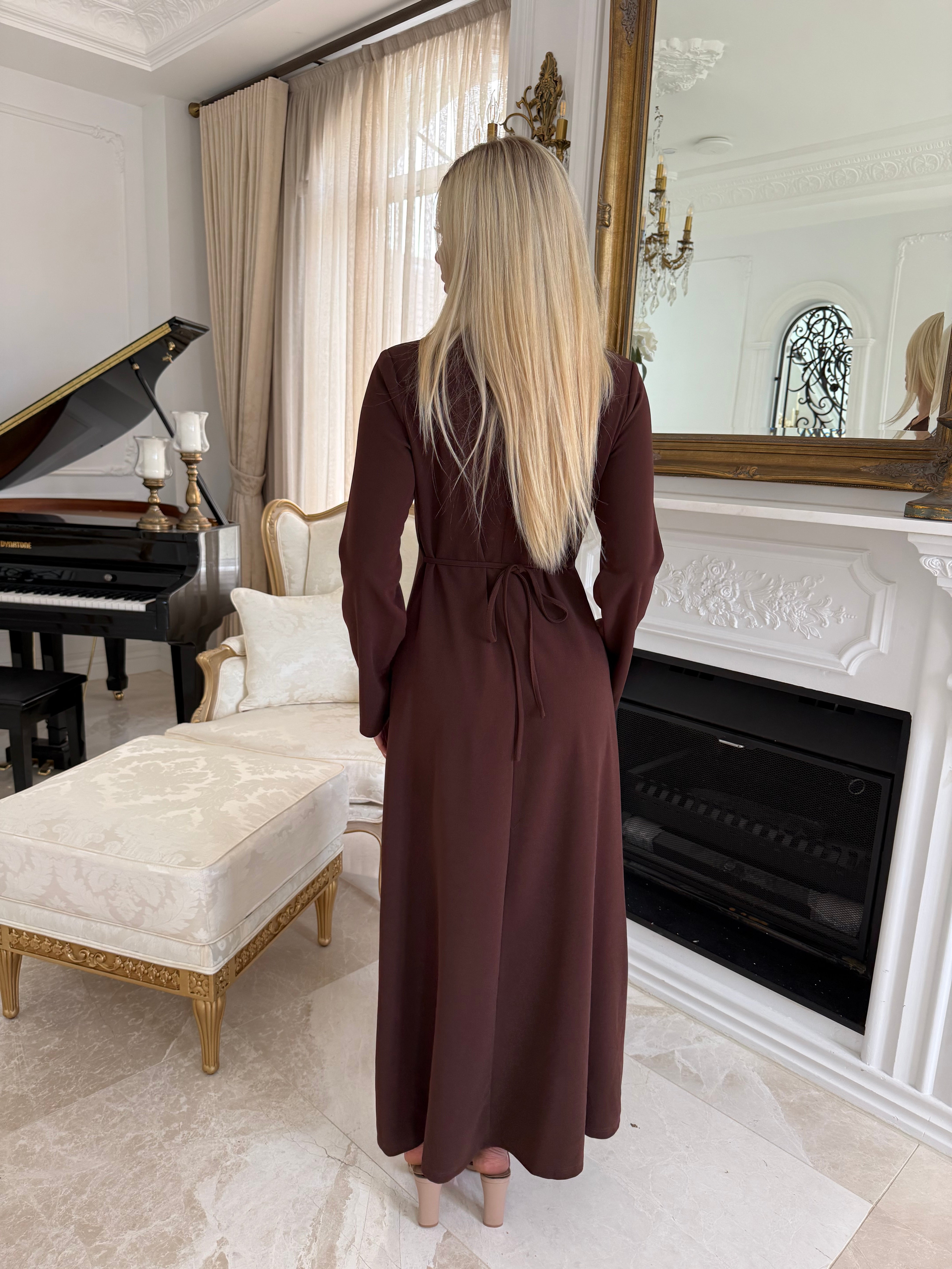Chiffon Cape Abaya Set