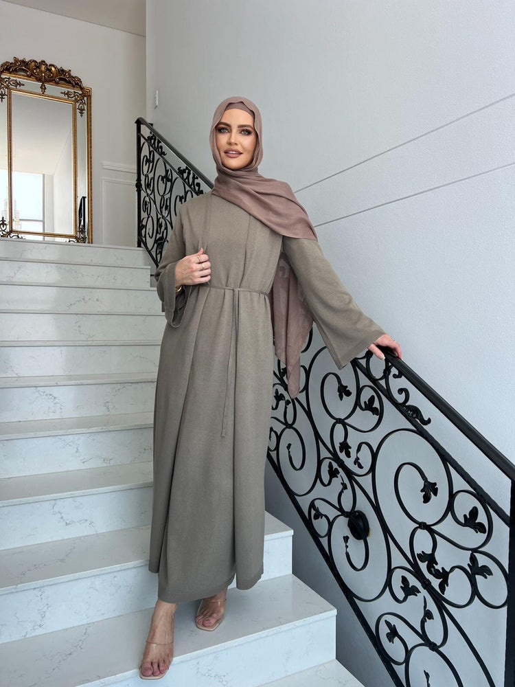 Knit Abaya Set