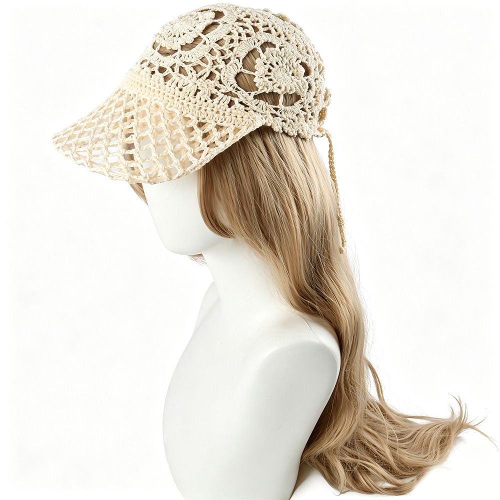 Crochet Visor Hat