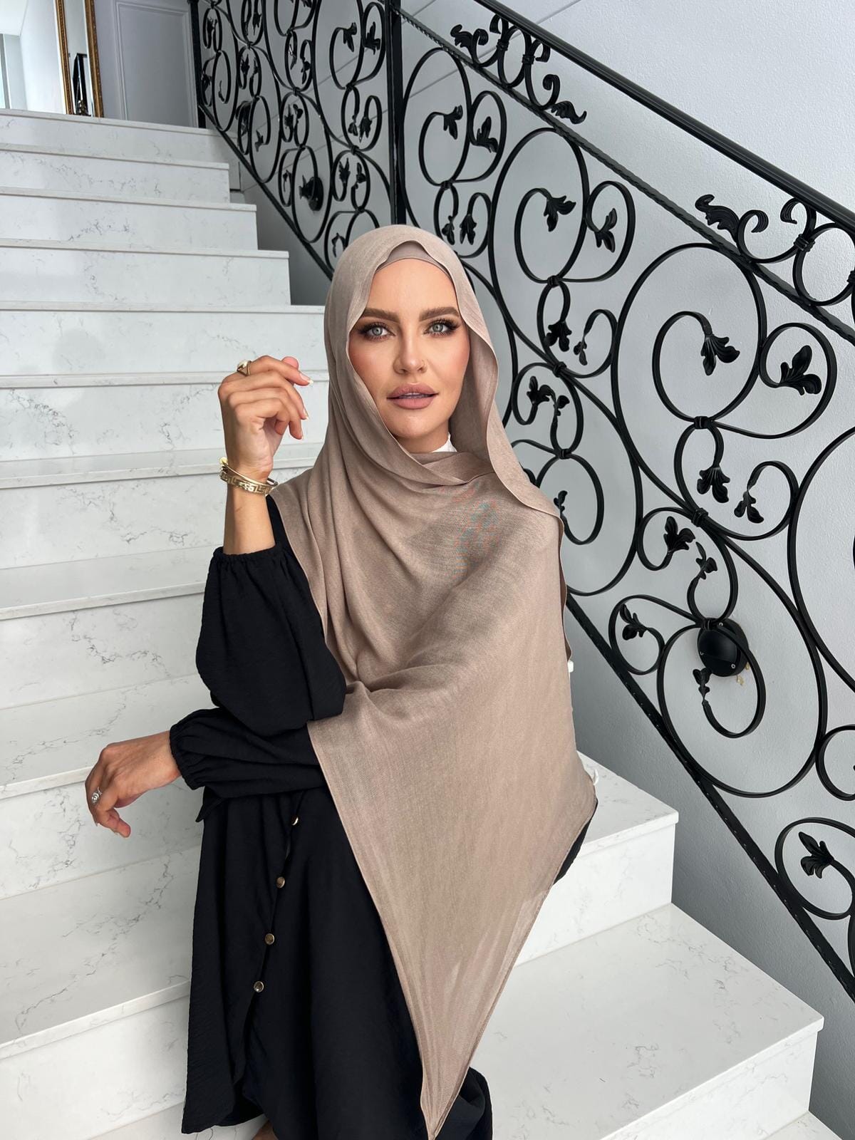 Cappuccino Hijab Set