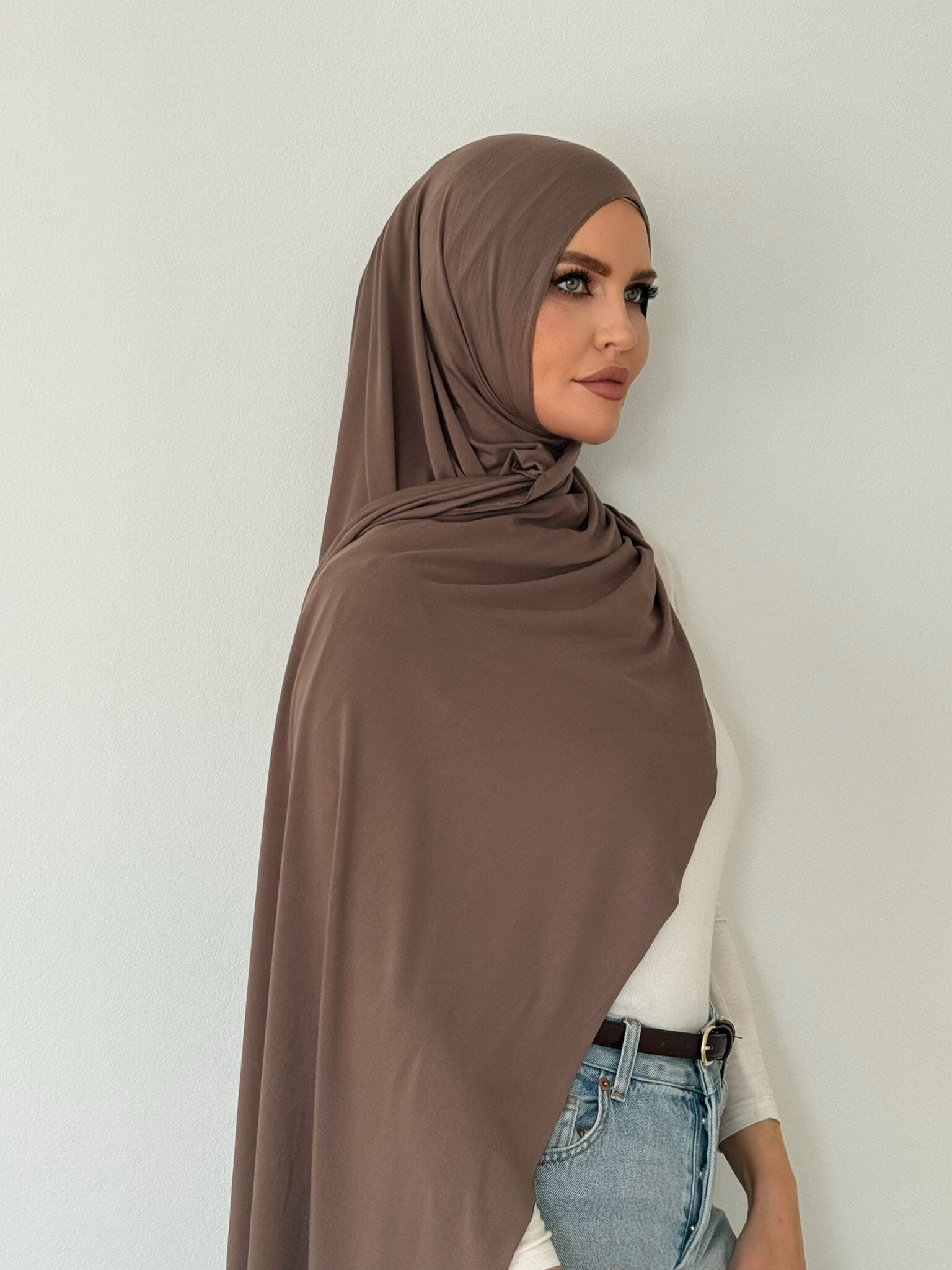 Mocha Jeresy Wrap