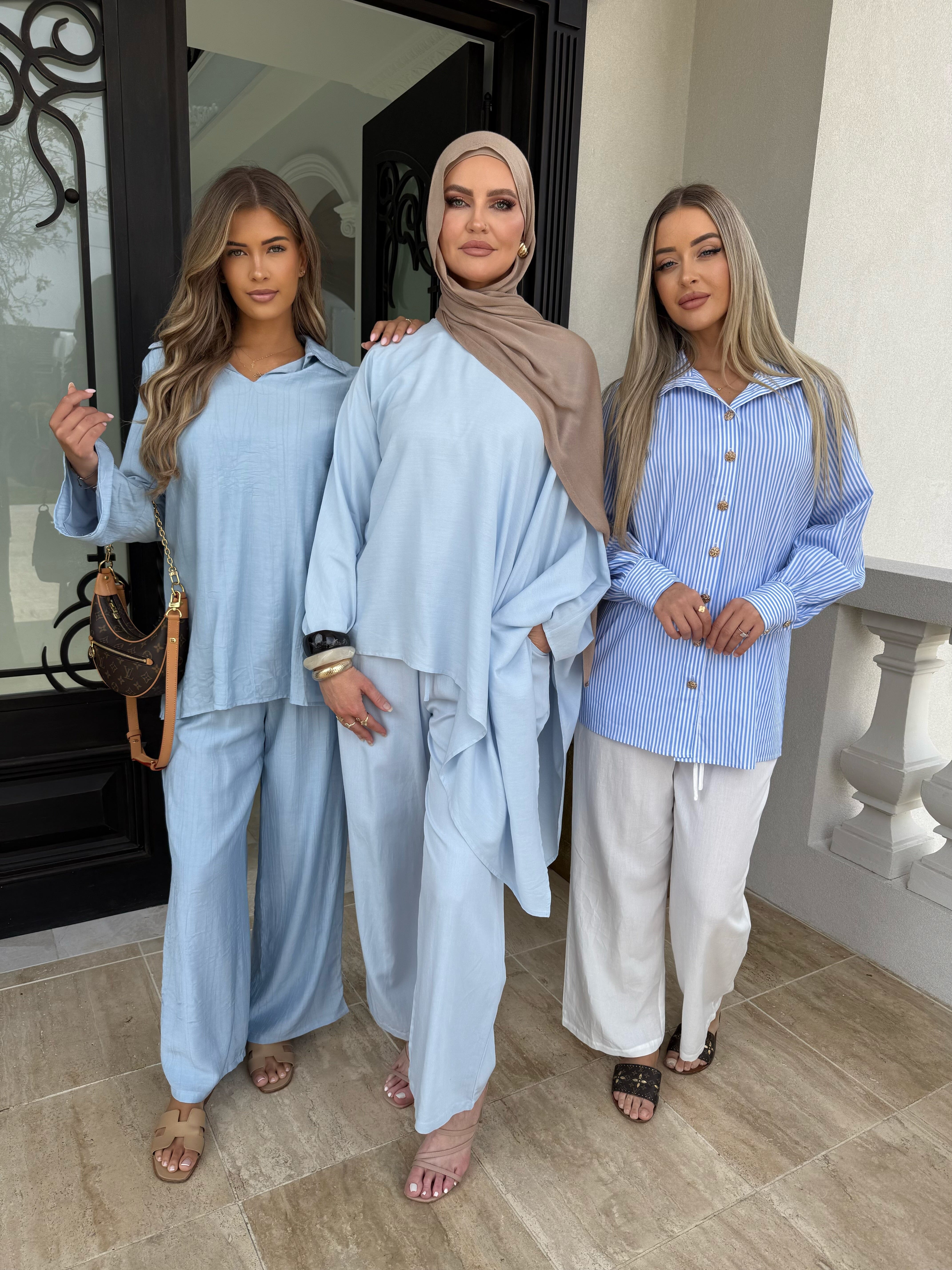 Stripe Gold Button Shirt