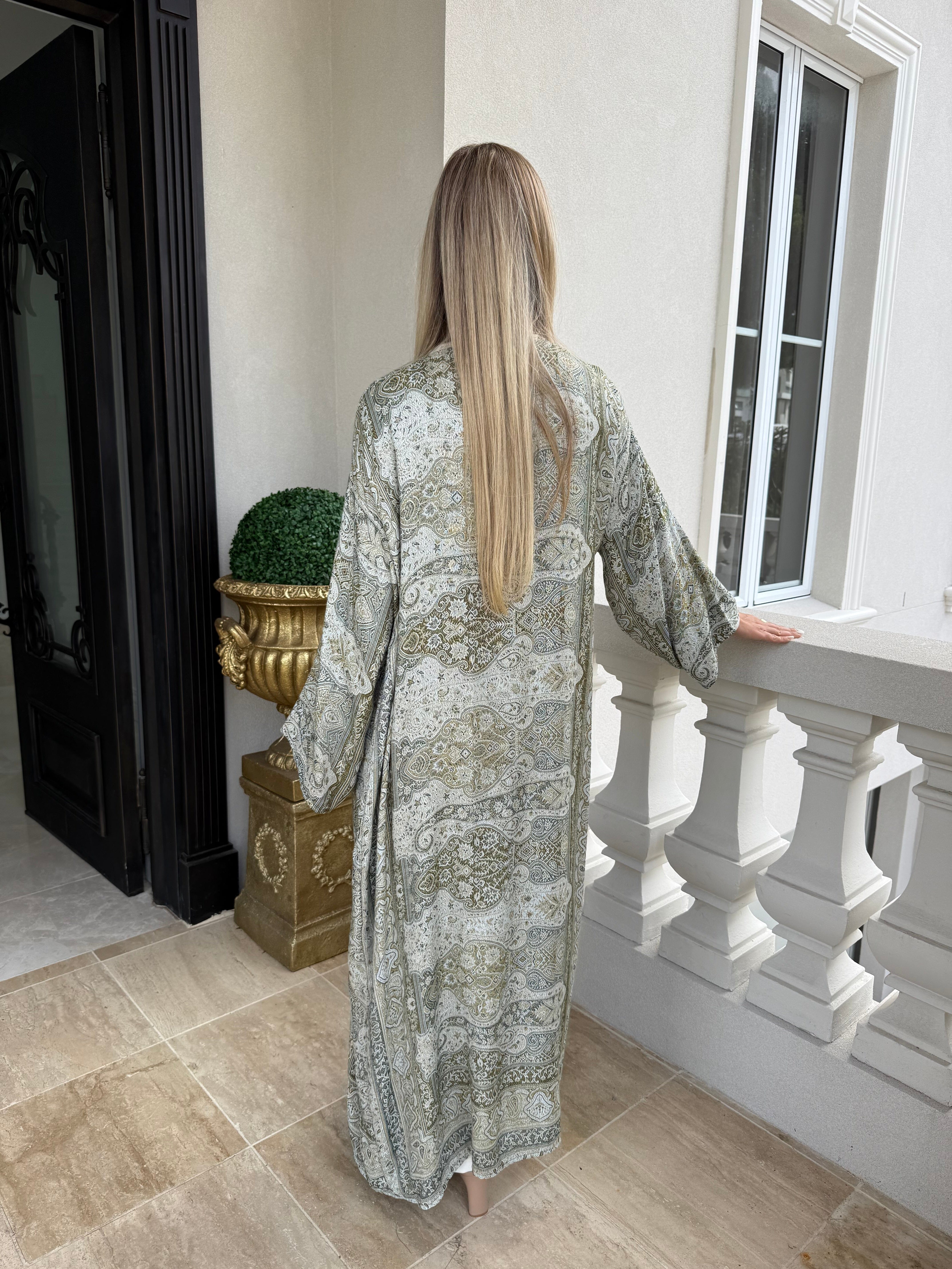 Khaki Pashmina set