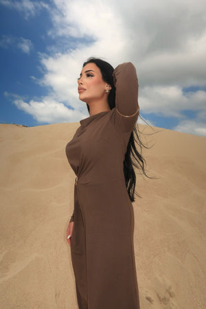 Al Sahara Ribbed Dress