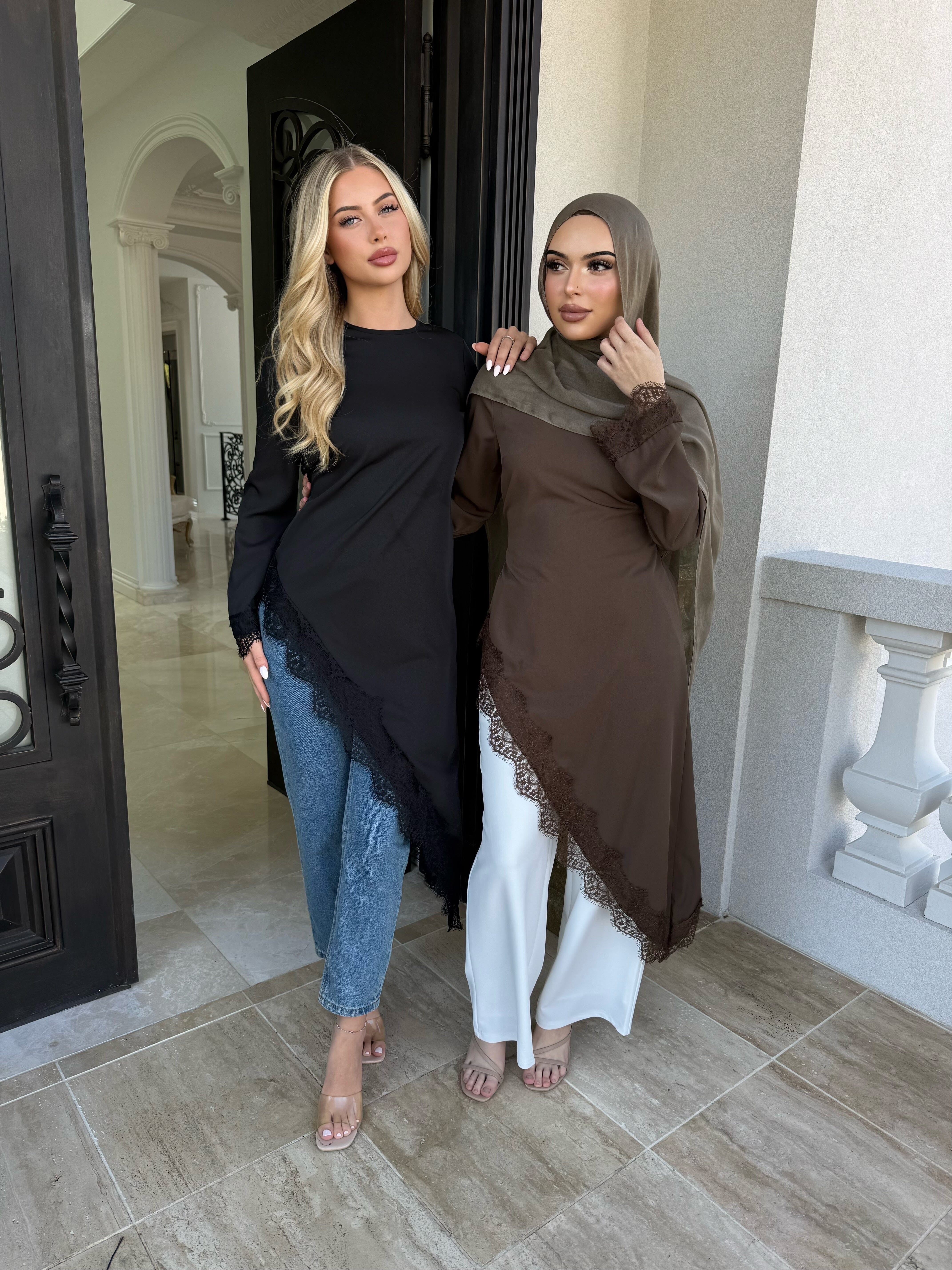 Long Line Lace Tunic