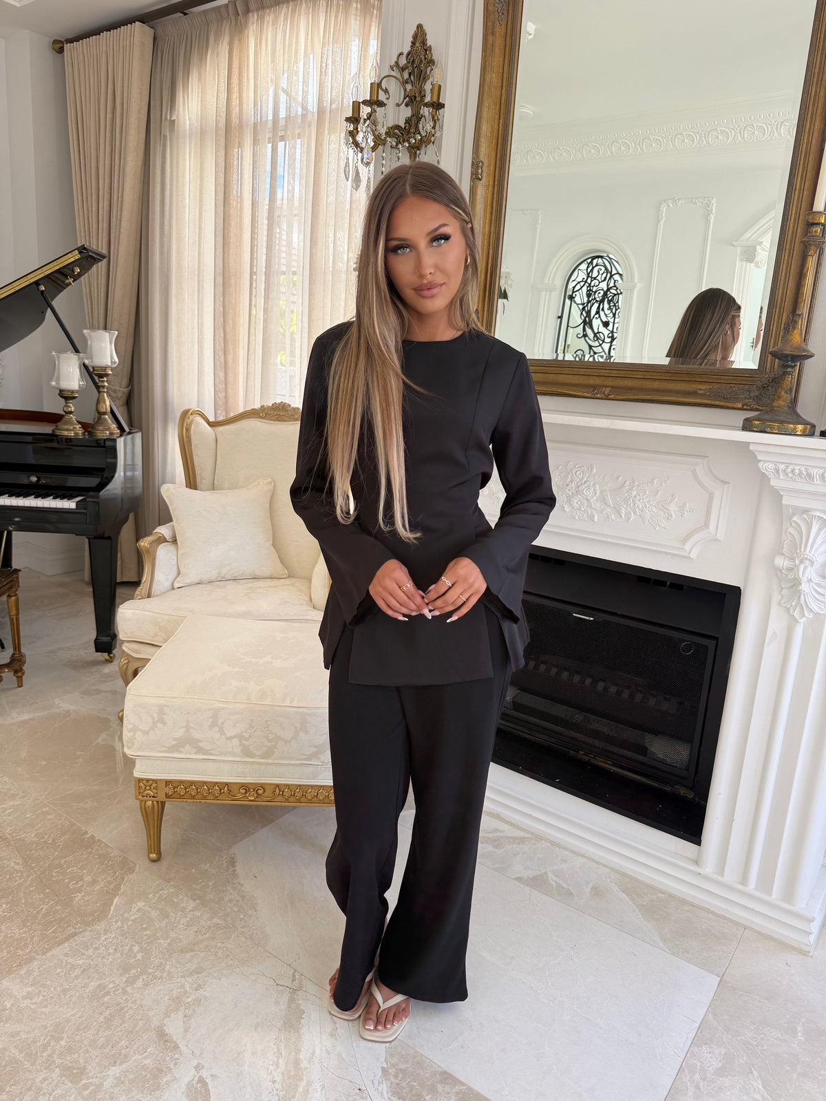 Lyana Split Blouse