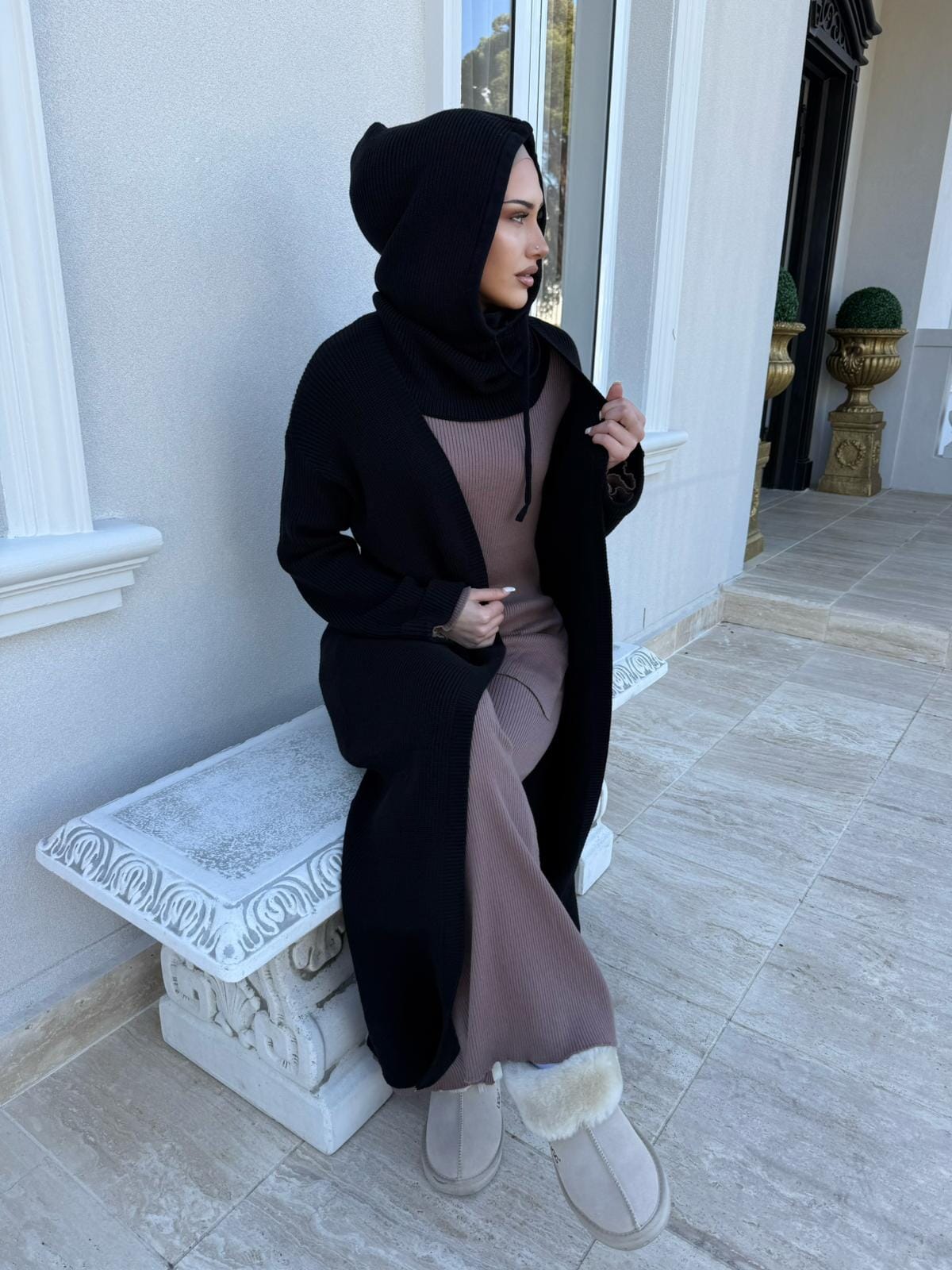 Maxi Knitted Cardigan