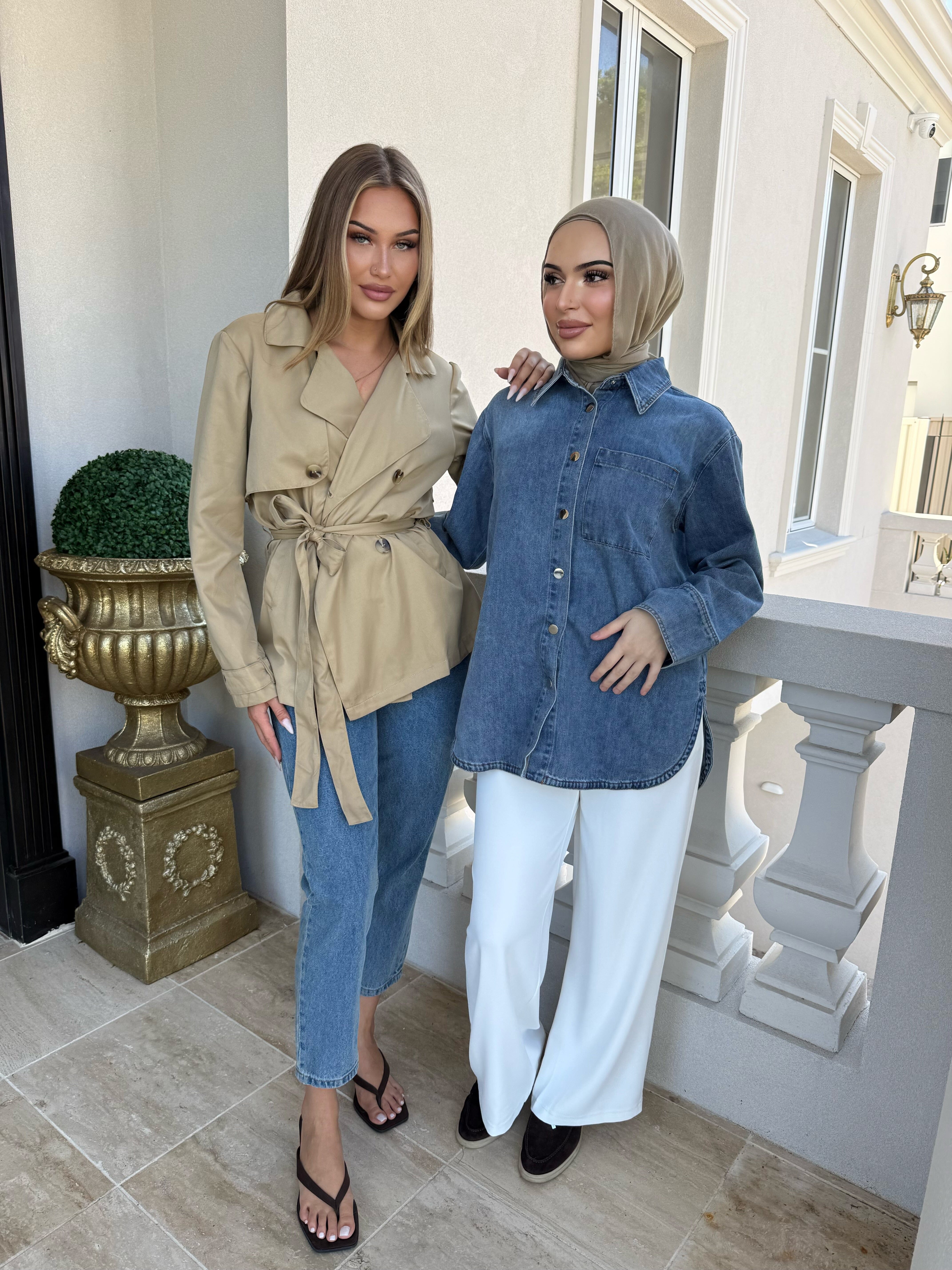 Short Trench Jacket