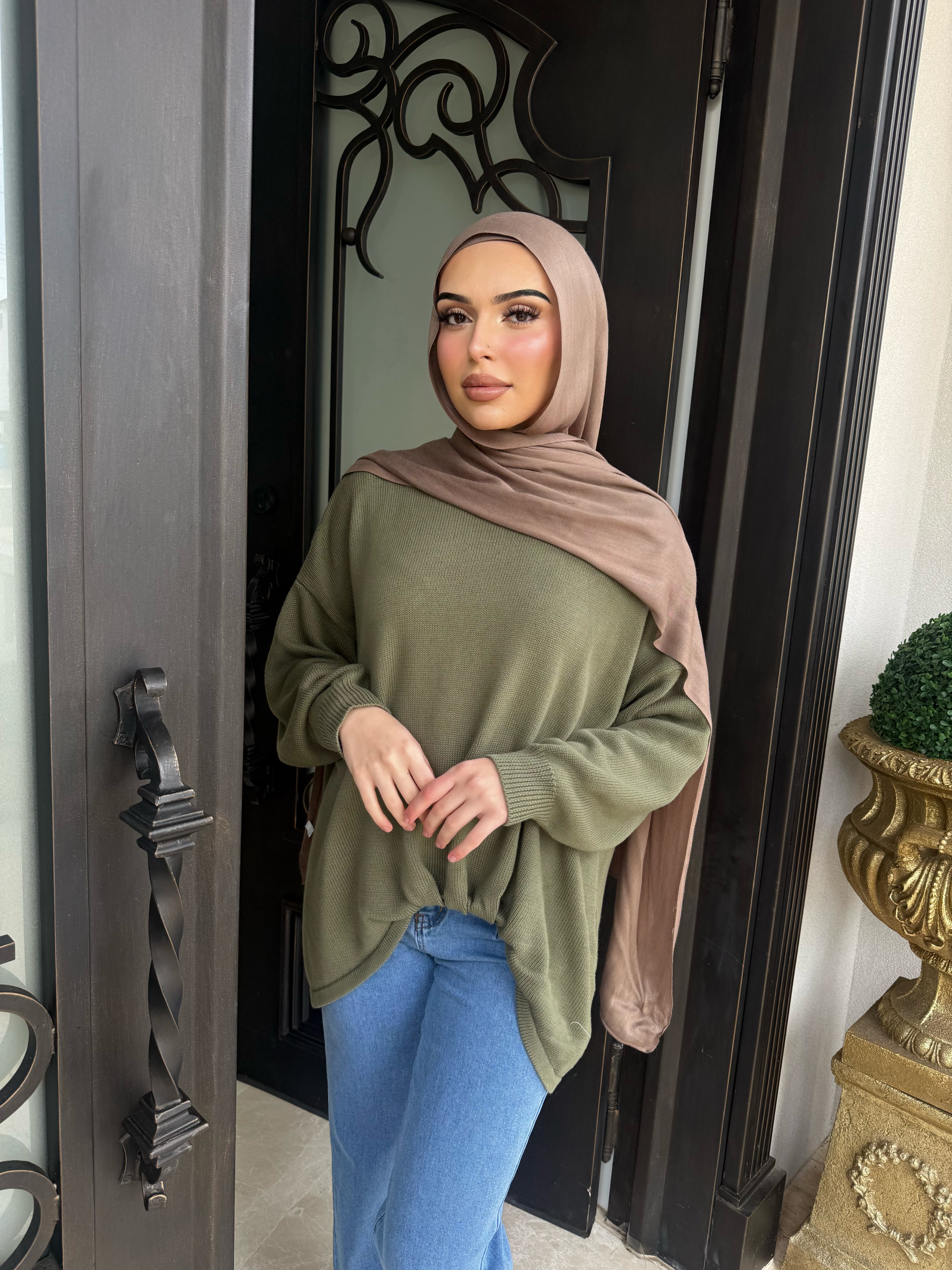 Tucked Knit Jumper