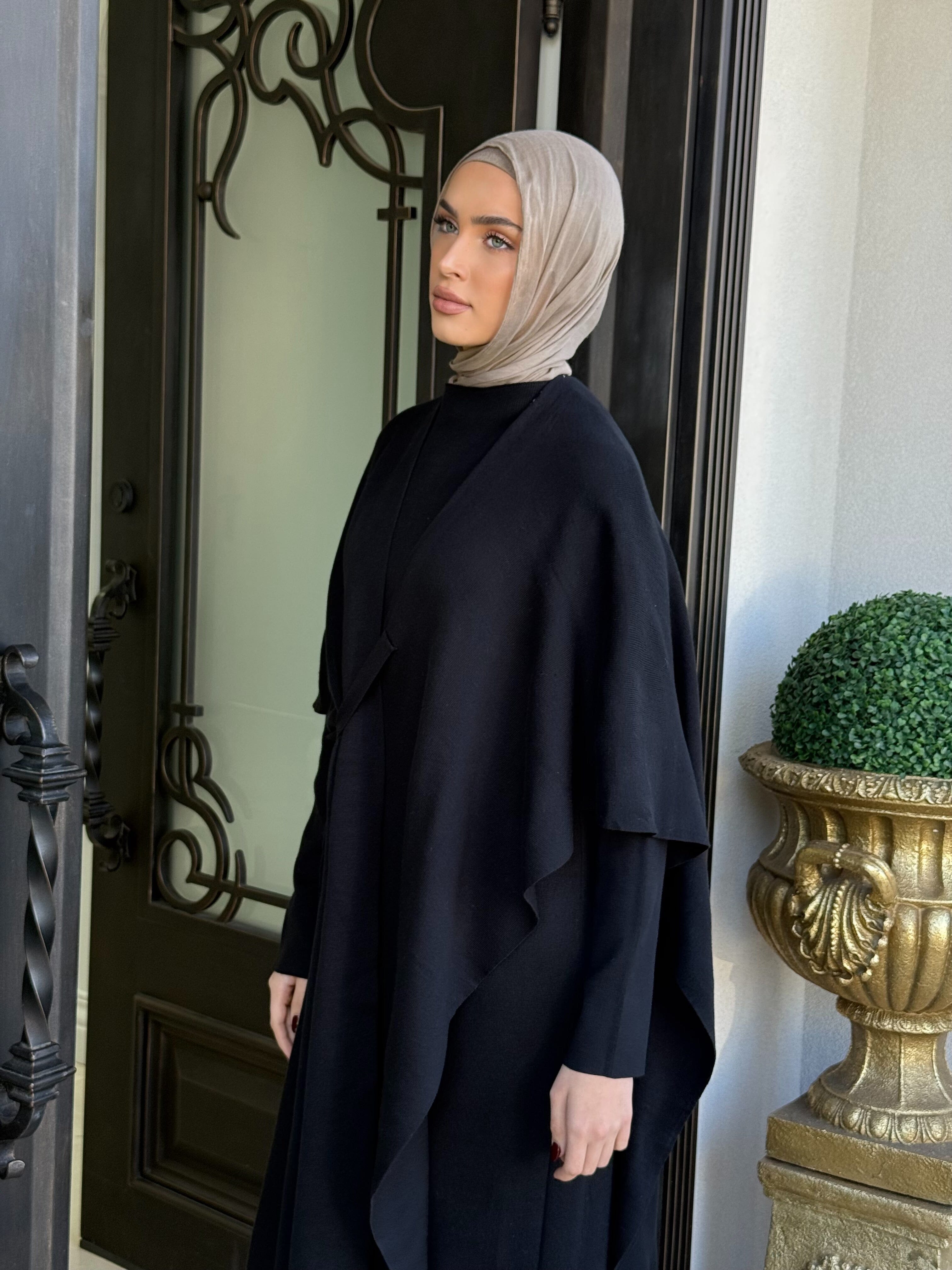Wrap Drape Knit Set