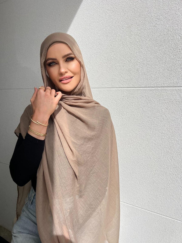 Premium Sand Hijab Set