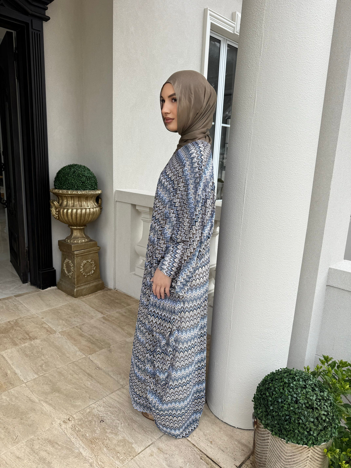 Aztec Blue Kaftan