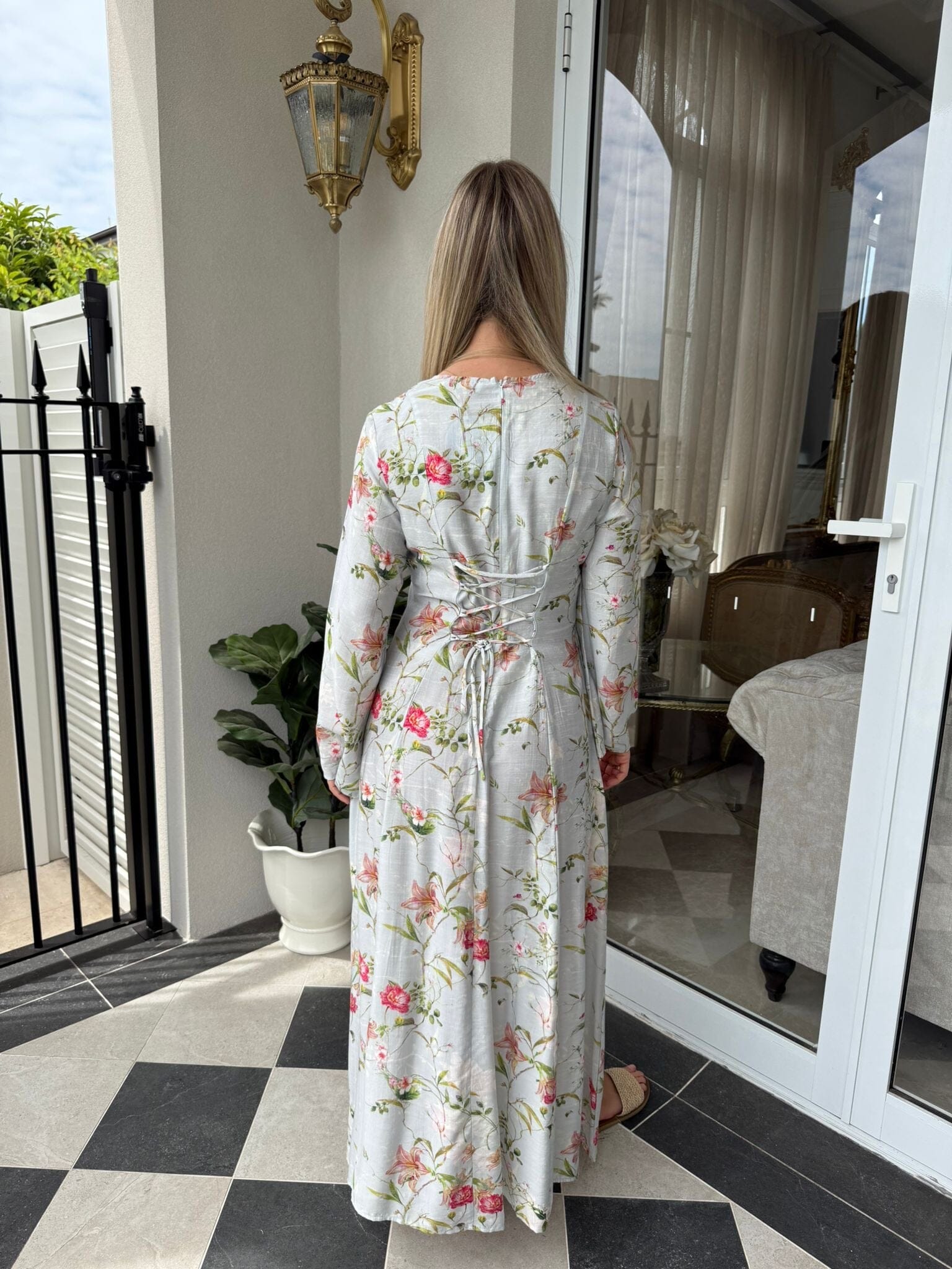 Lush Stone Tie Dress