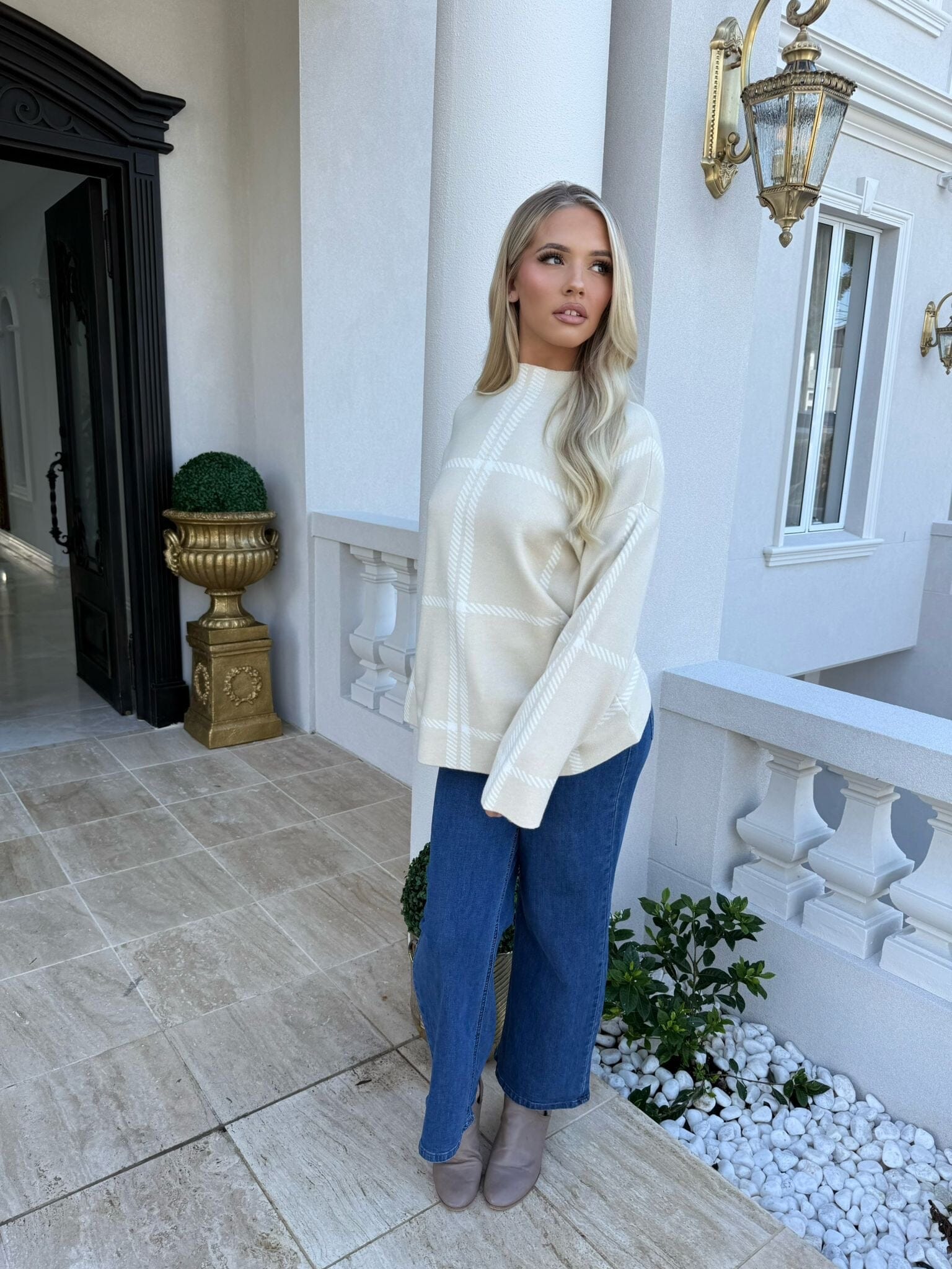 High Neck Sweater