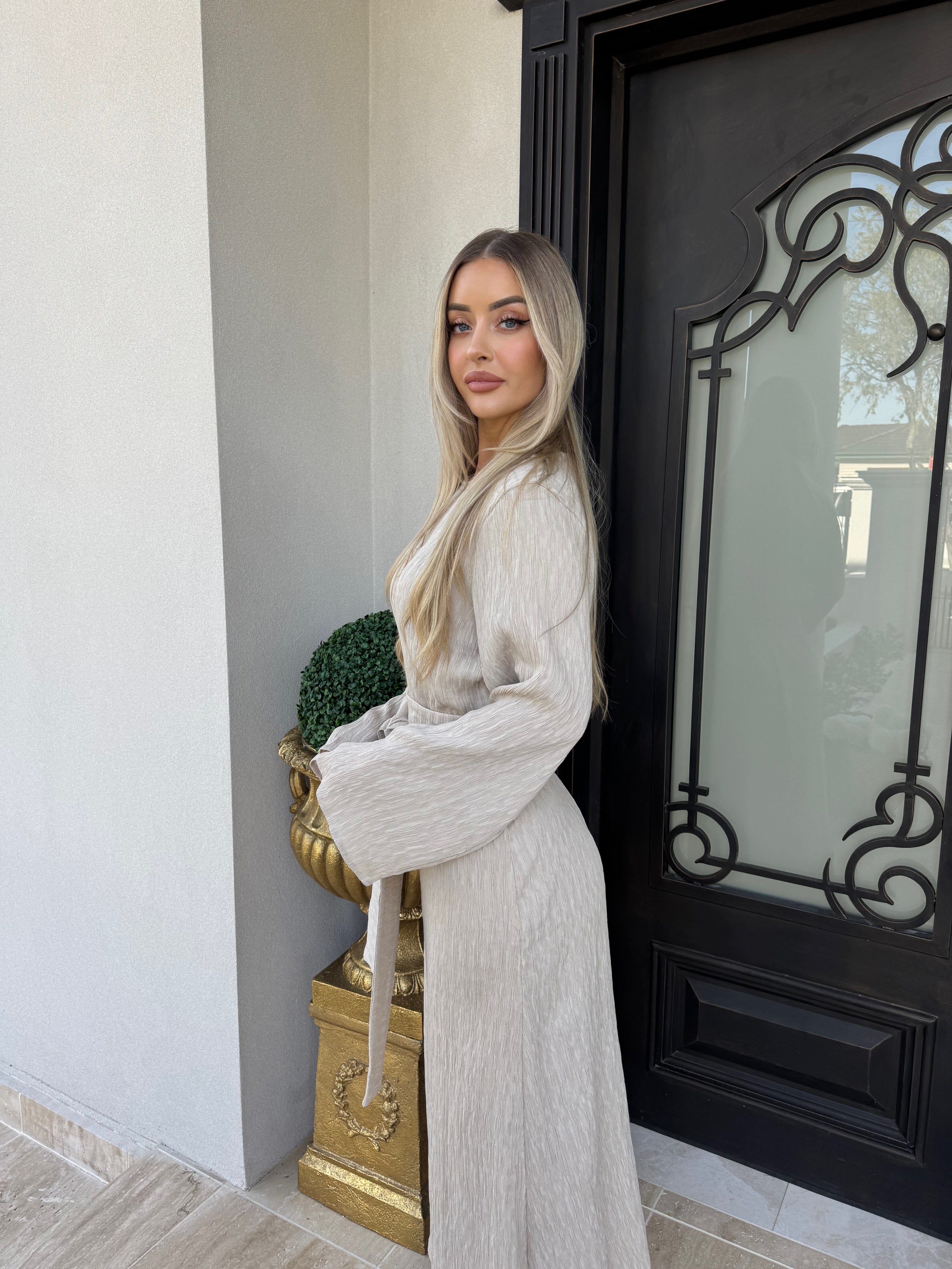 Crepe Maxi Length