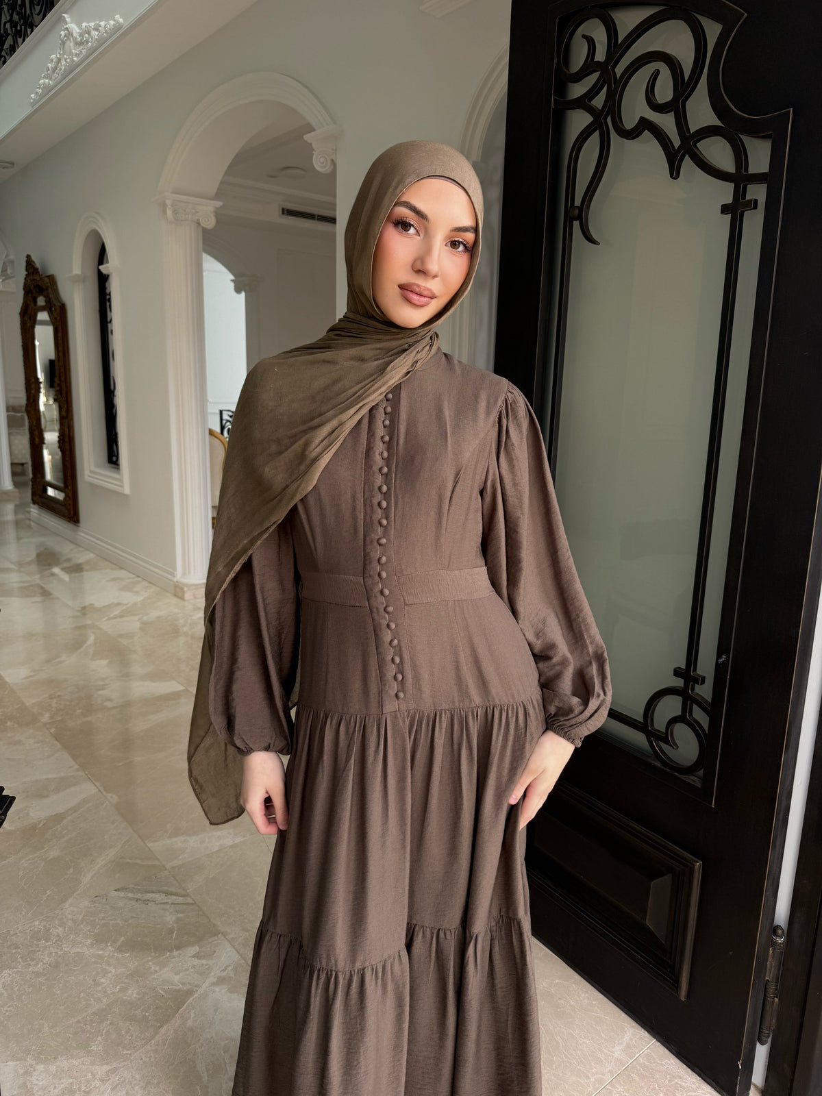 Button Flowy Dress