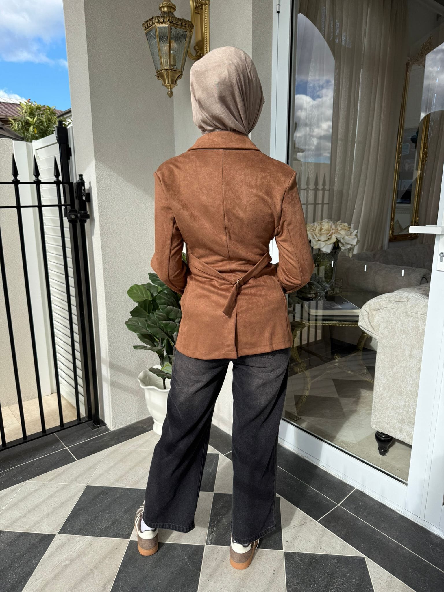 Suede Blazer