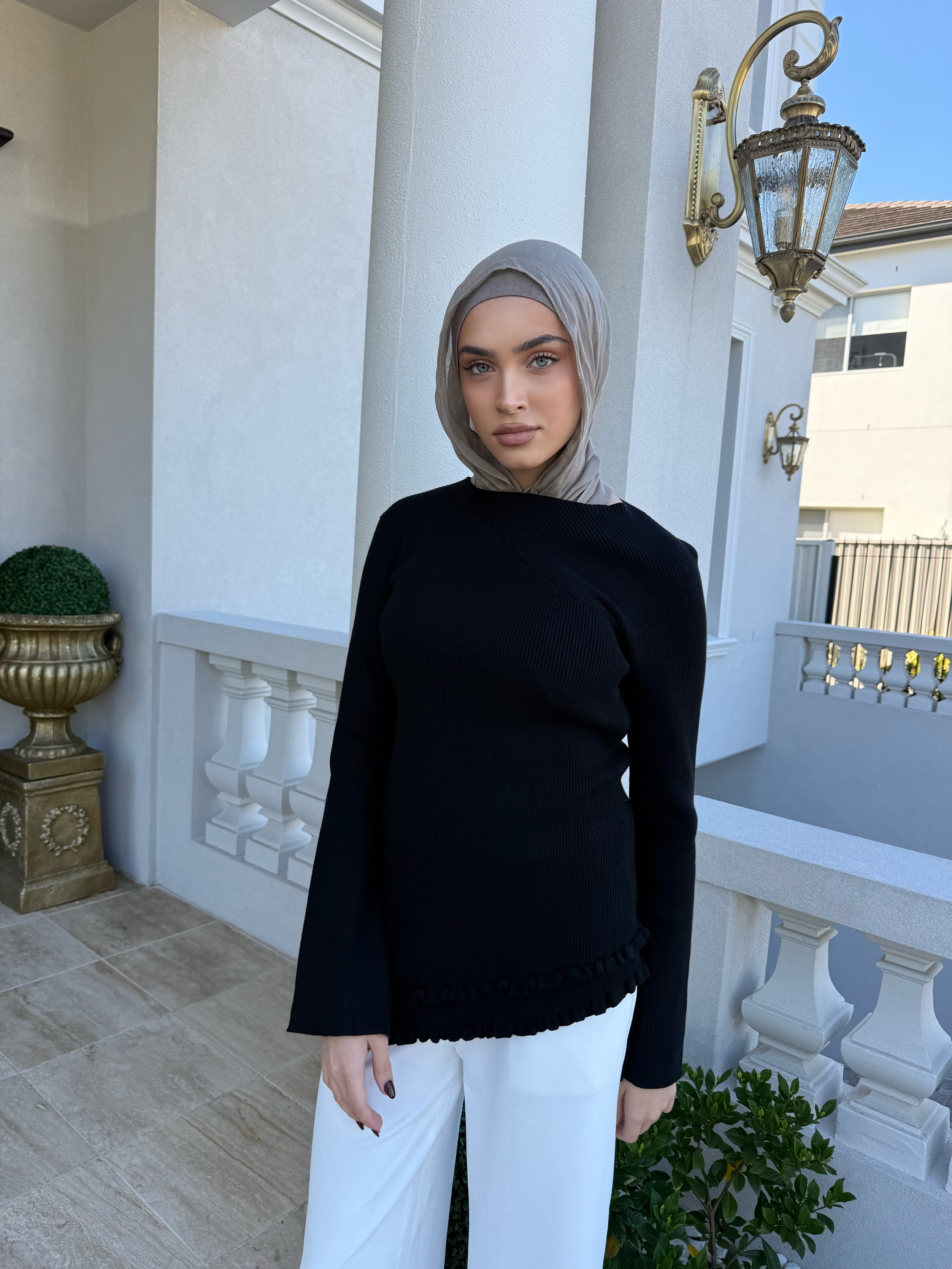 Frill Knit Jumper