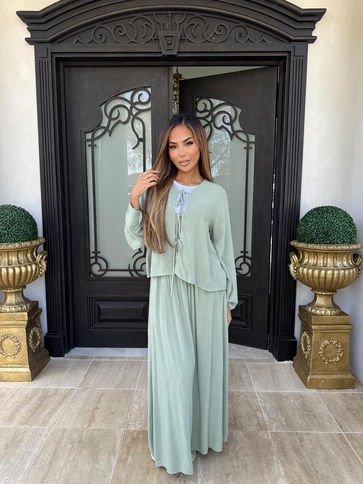 Linen Bow Set